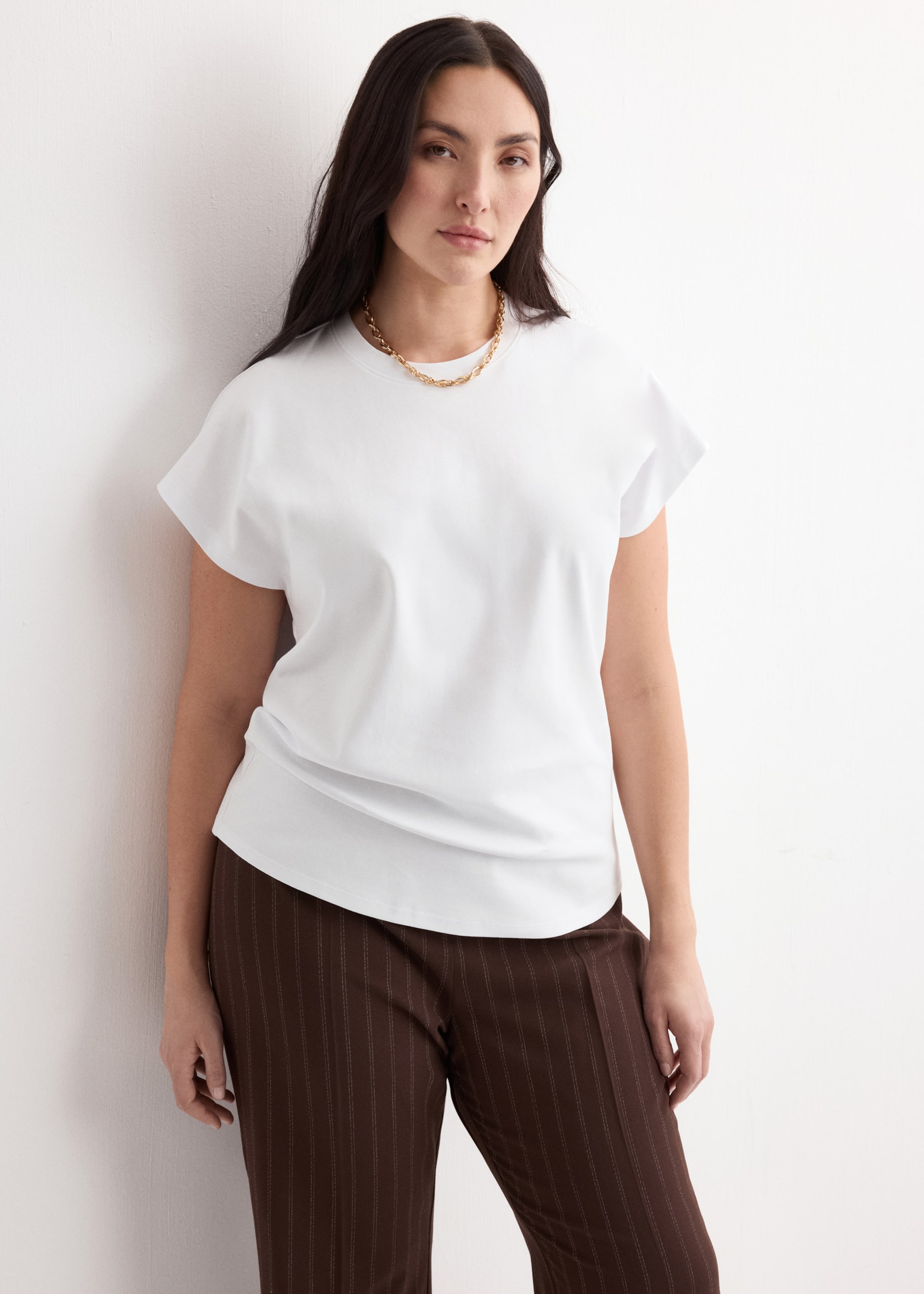 Camiseta algodón manga corta - Detalle del artículo 5, Blanco. Ref: 27054096-00.