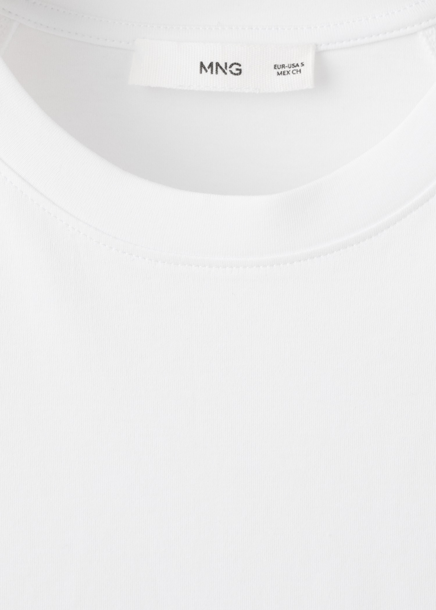 Kurzärmliges Baumwoll-T-Shirt - Detail des Artikels 8