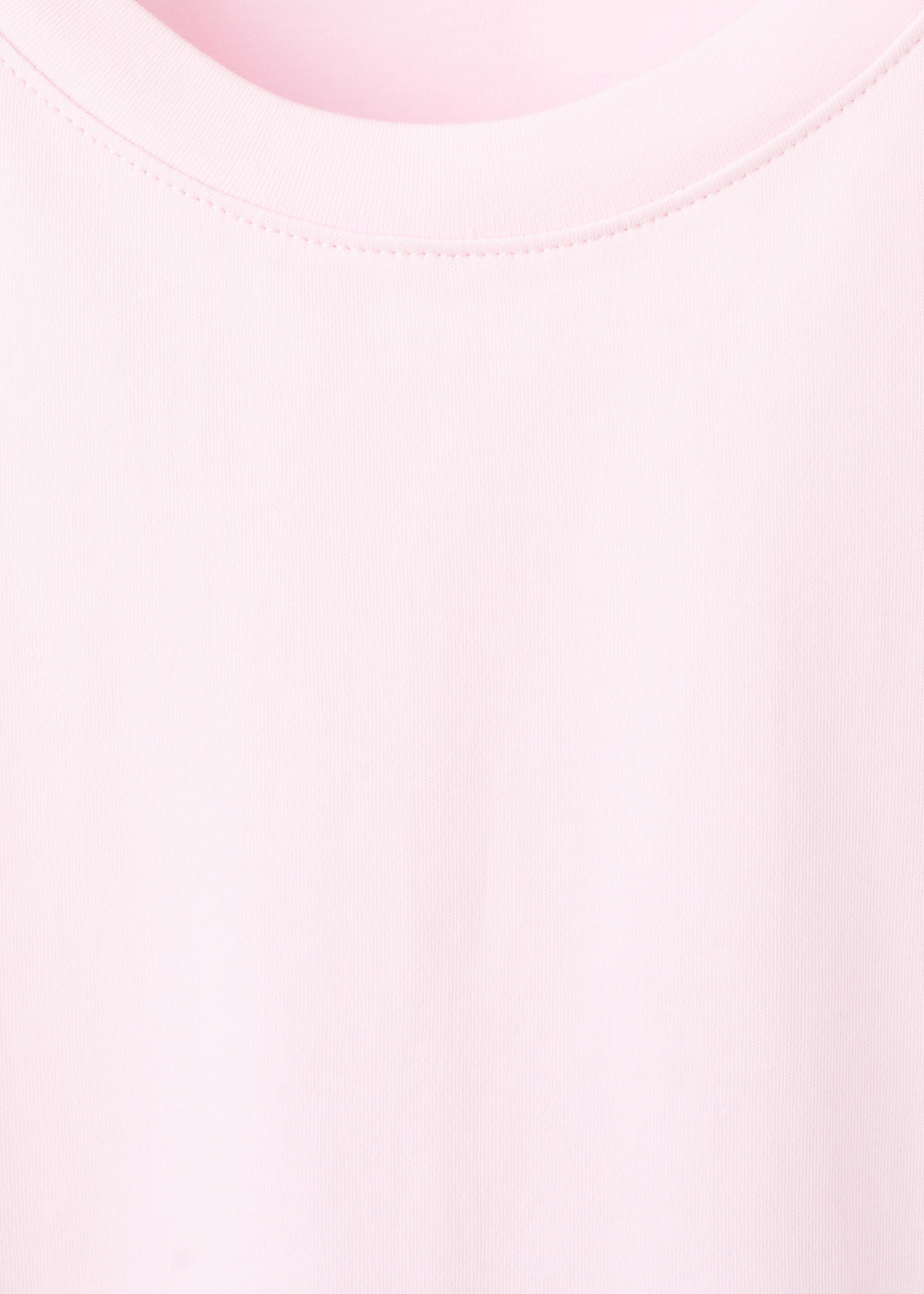 Camiseta algodón manga corta - Detalle del artículo 8, Rosa pastel. Ref: 27054096-00.