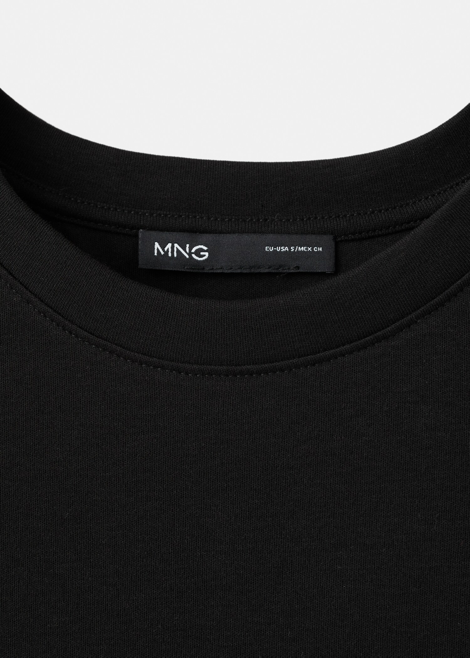 Kurzärmliges Baumwoll-T-Shirt - Detail des Artikels 0