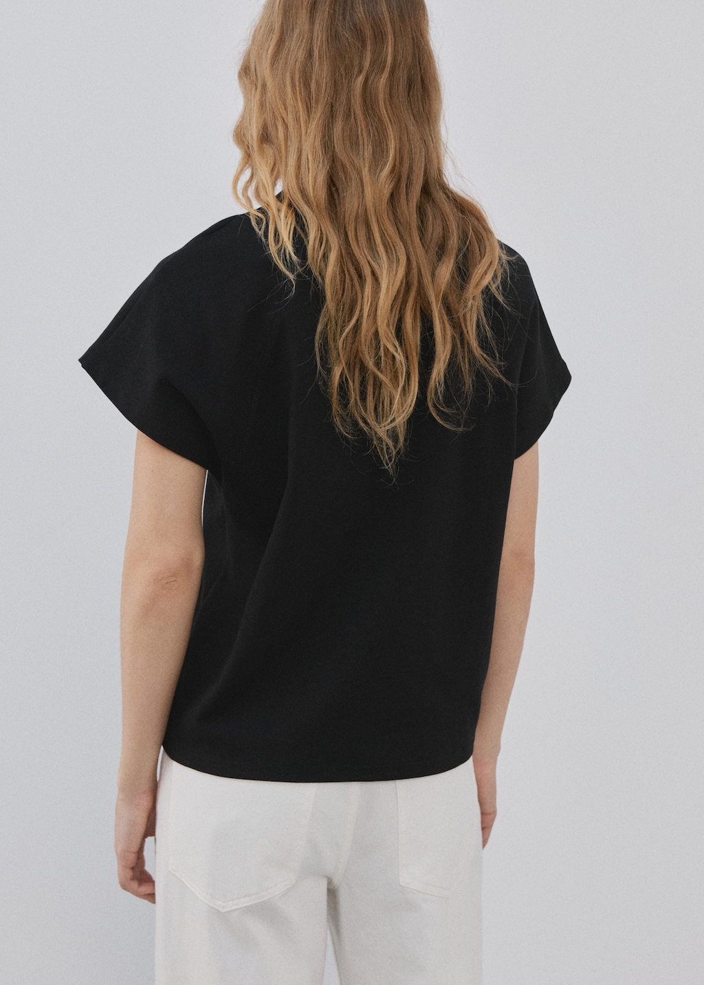 Mango Short-sleeved cotton t-shirt thumbnail