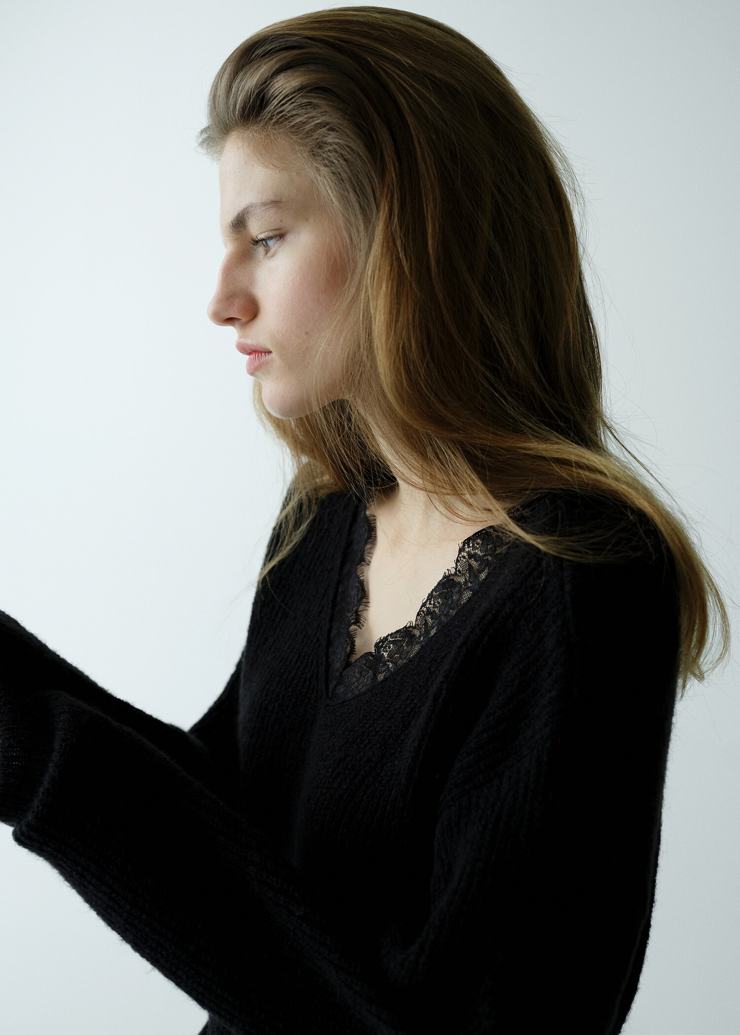 Lace knit sweater - Details of the article 1