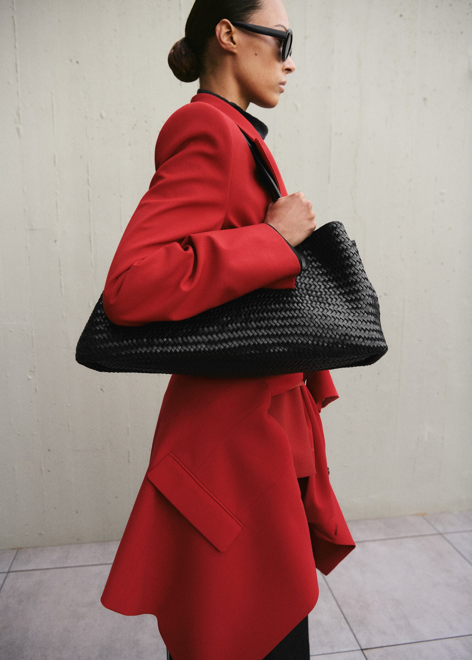 بليزر مزدوج الصدر مُفصّل - تفاصيل المنتج 1