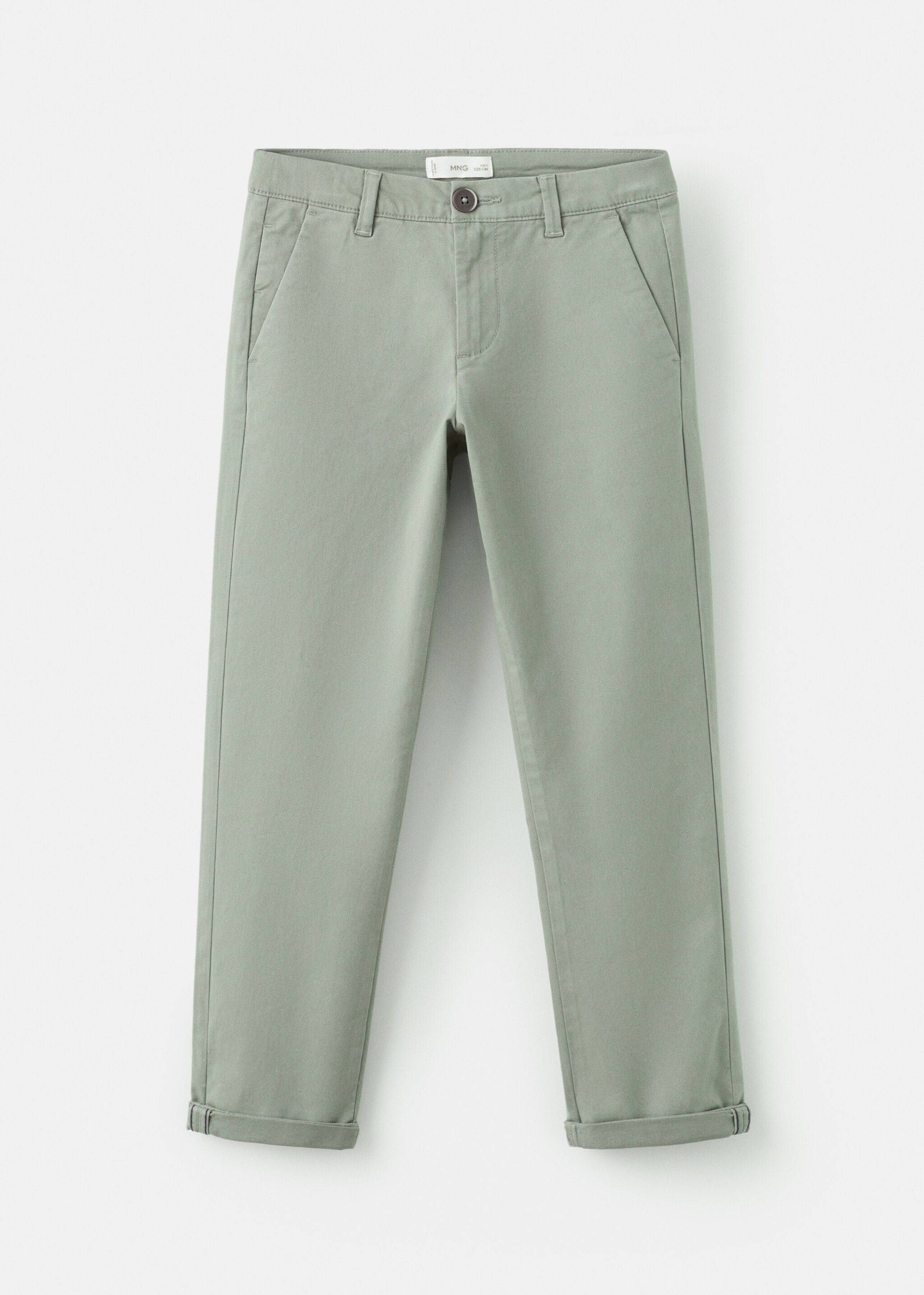 Chino trousers hem - Article without model, Khaki. Ref: 27054403-00.