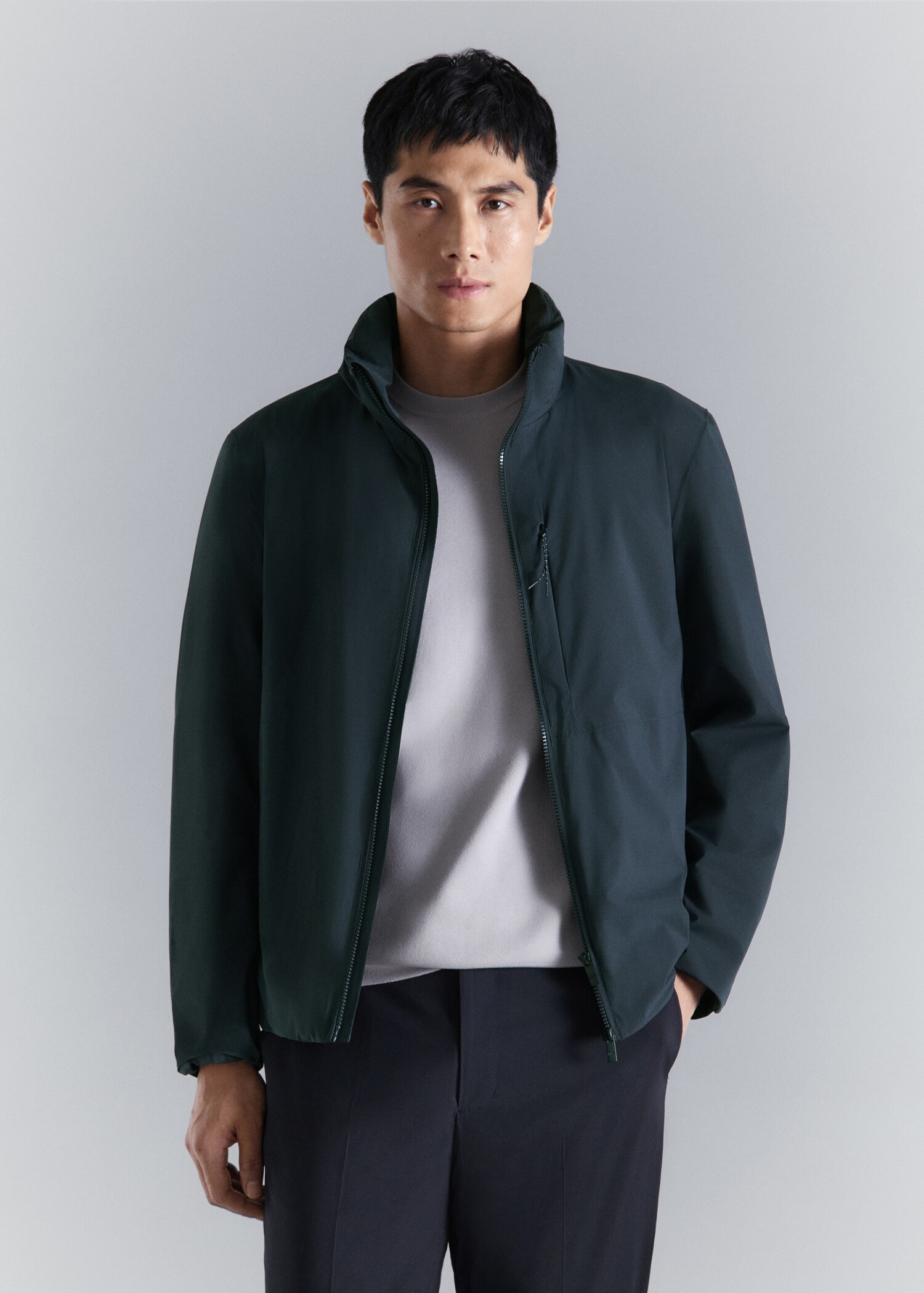 Packable water-repellent jacket with Thermore® technology - Medium plane