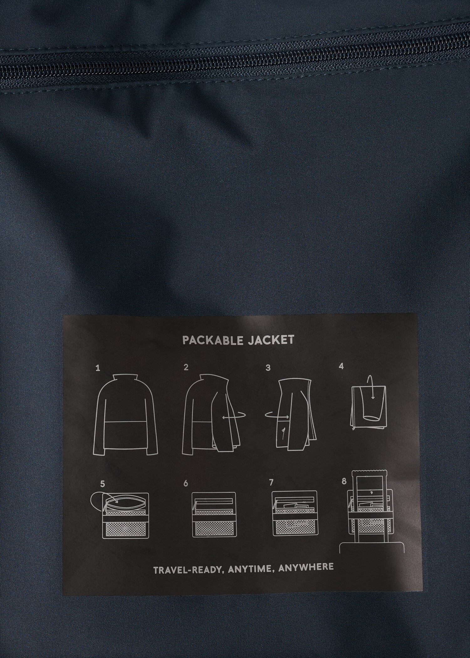 Packable water-repellent jacket with Thermore® technology - Details of the article 0