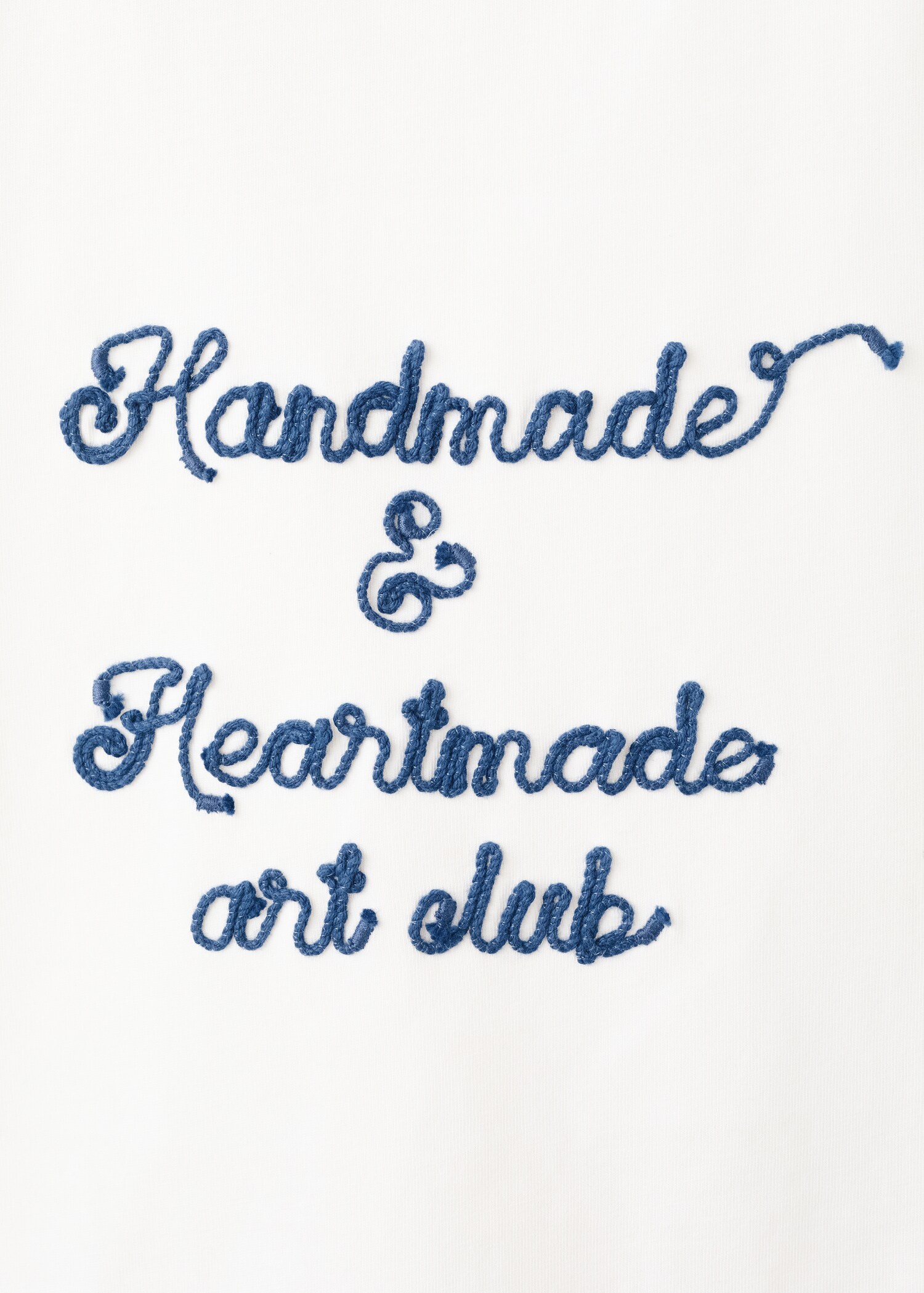 T-shirt avec texte en relief - Détail de l'article 8