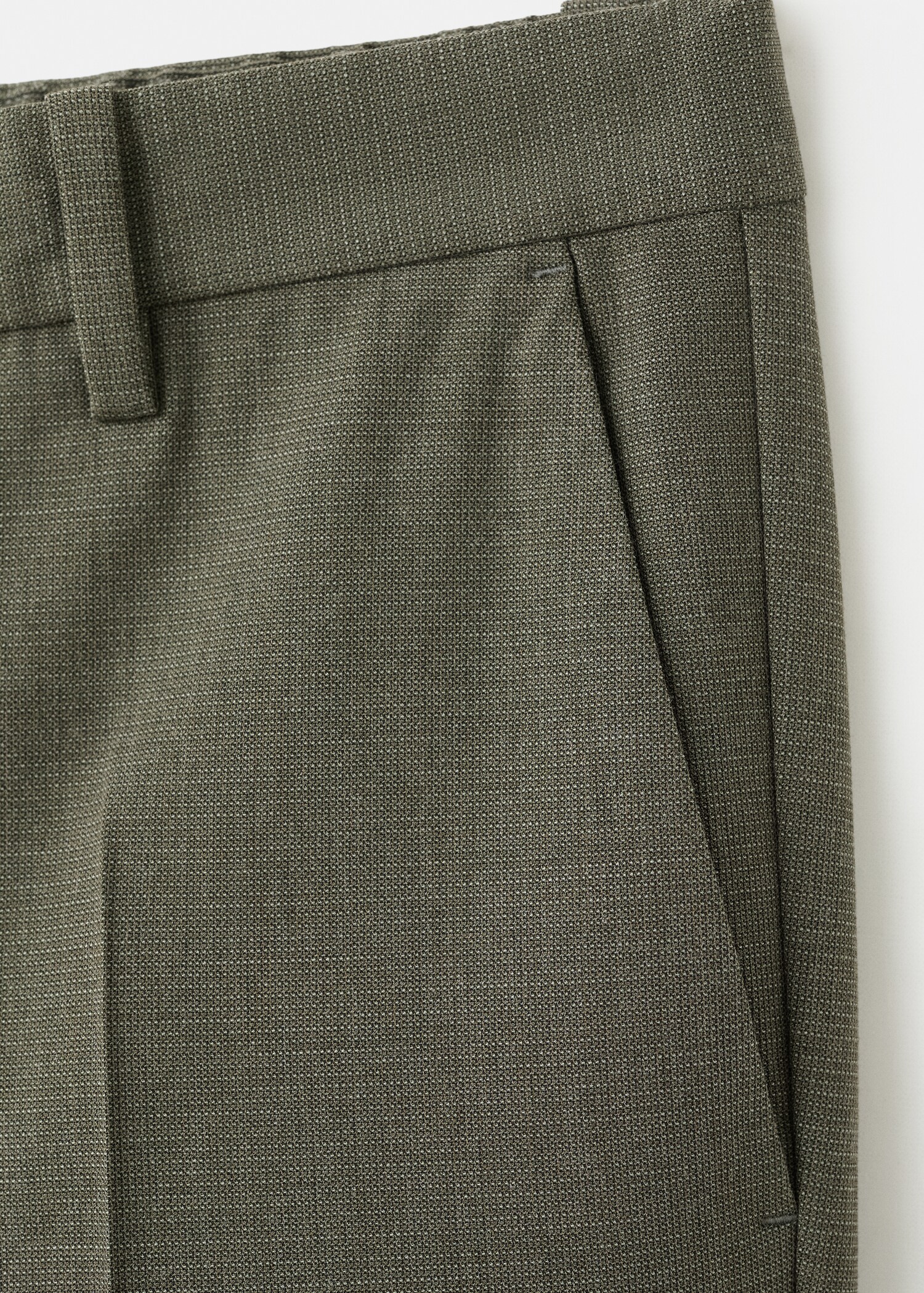 Slim-fit cropped trousers - Details of the article 8