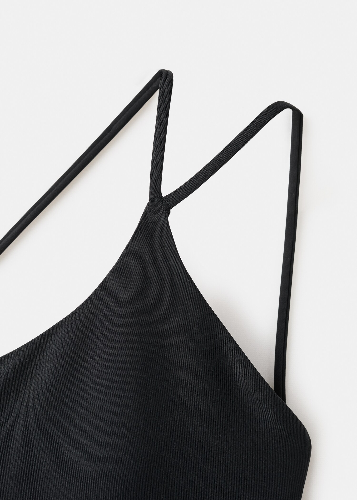Asymmetrical swimsuit with gathered detail - Details of the article 0