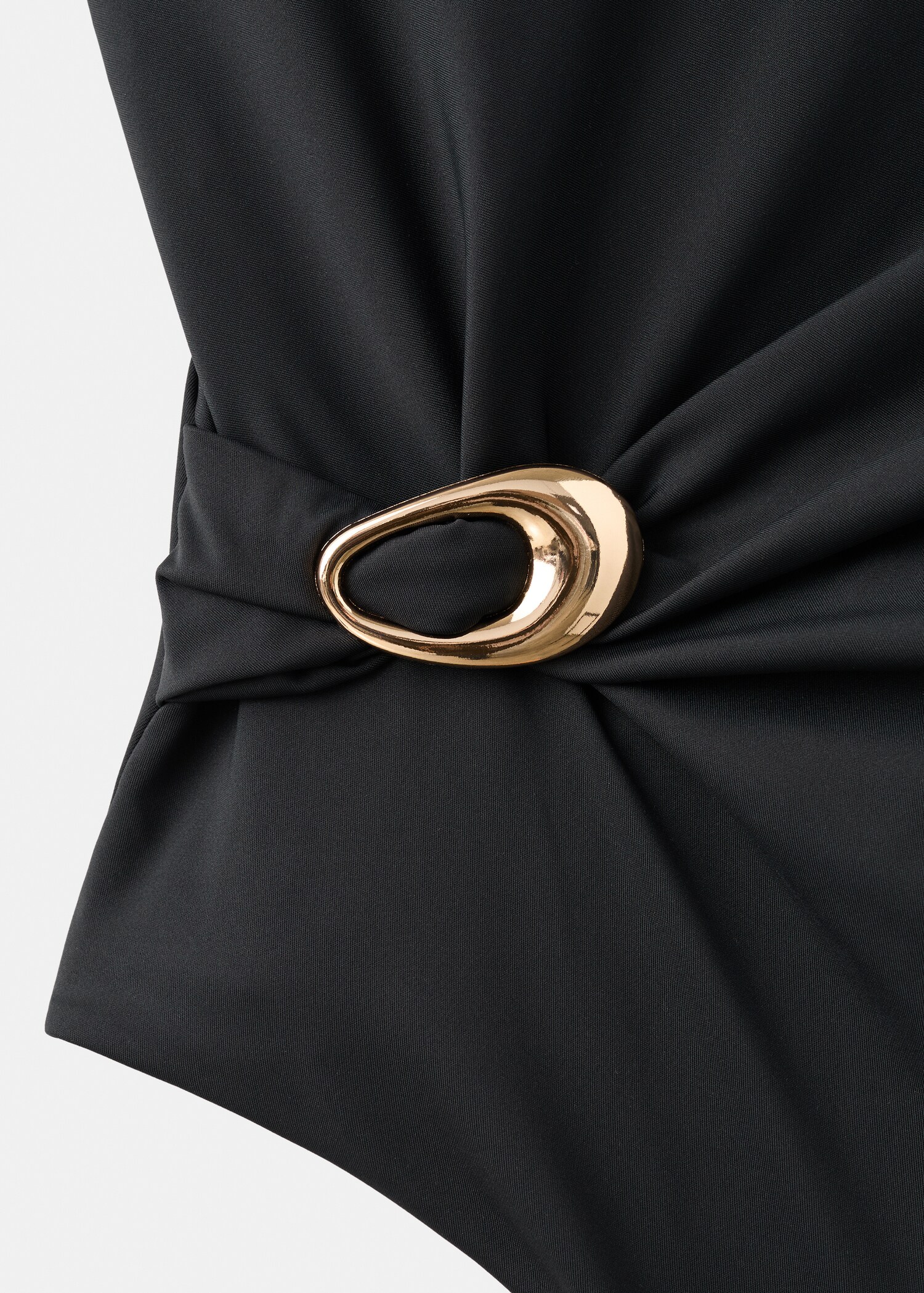 Asymmetrical swimsuit with gathered detail - Details of the article 8