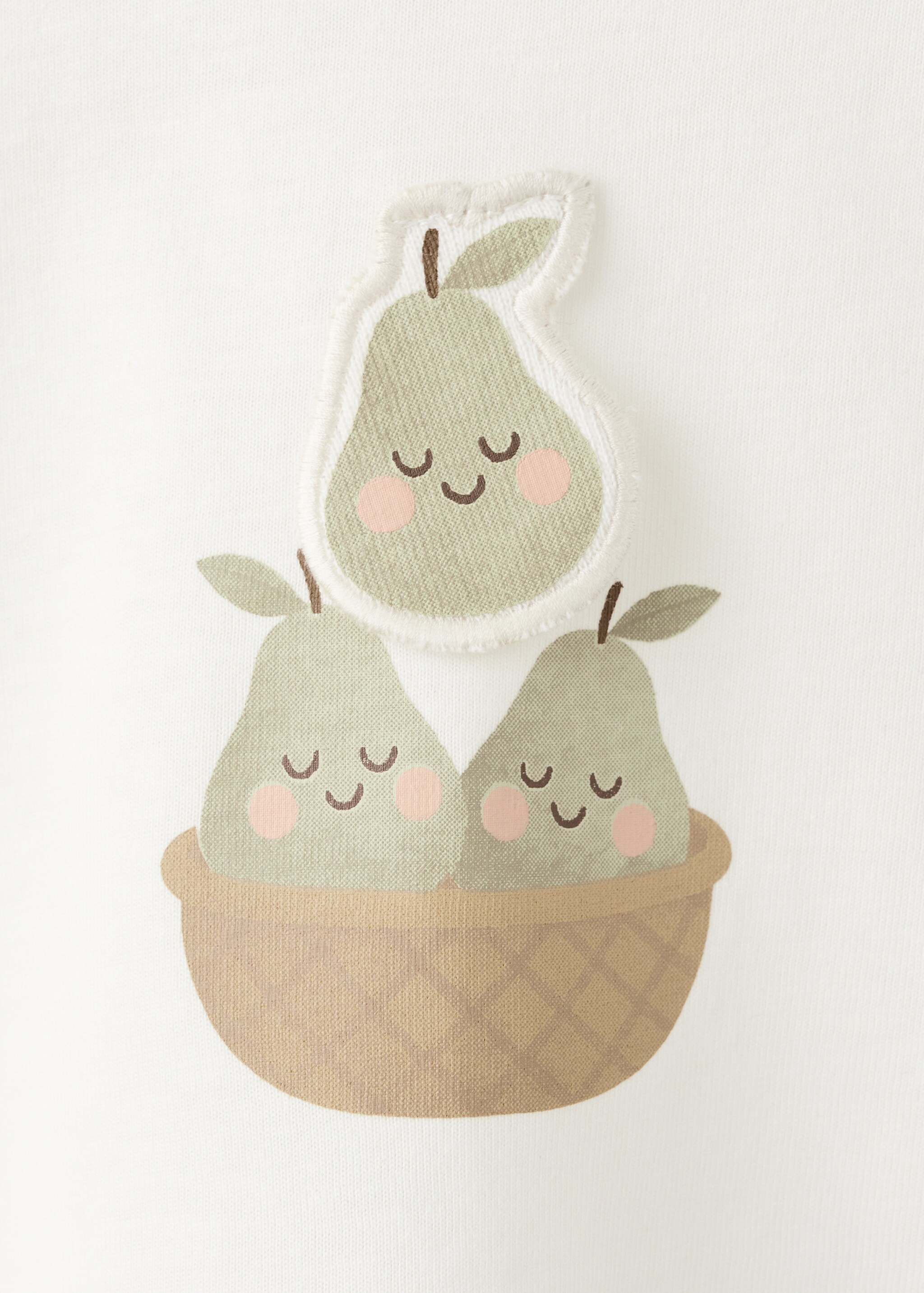 تيشيرت قطني مع رسم - تفاصيل المنتج 8, سكري. Ref: 27054414-00.