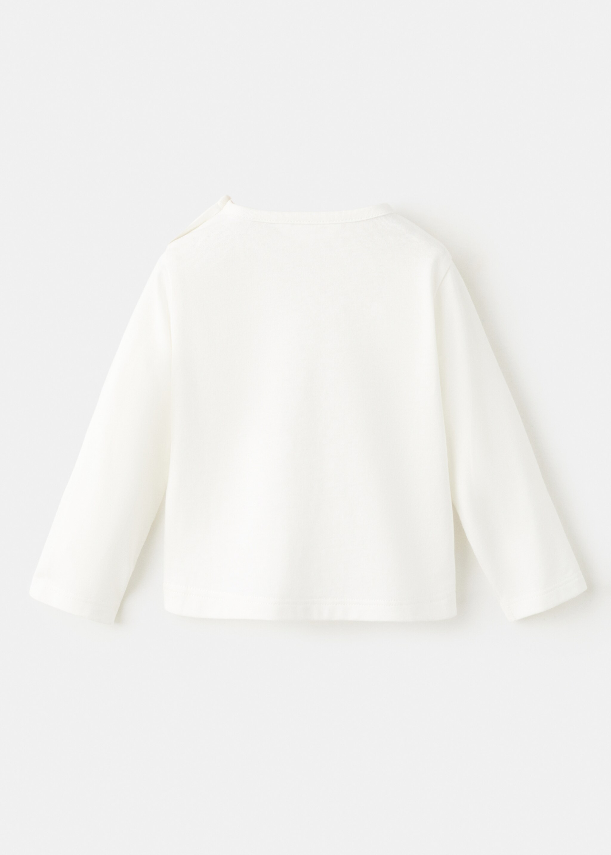 تيشيرت قطني مع رسم - الجهة الخلفية للمنتج, سكري. Ref: 27054414-00.