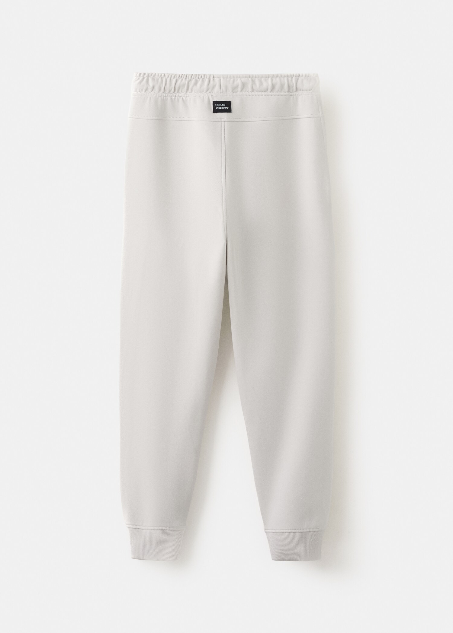 Cotton drawstring joggers - Reverse of the article