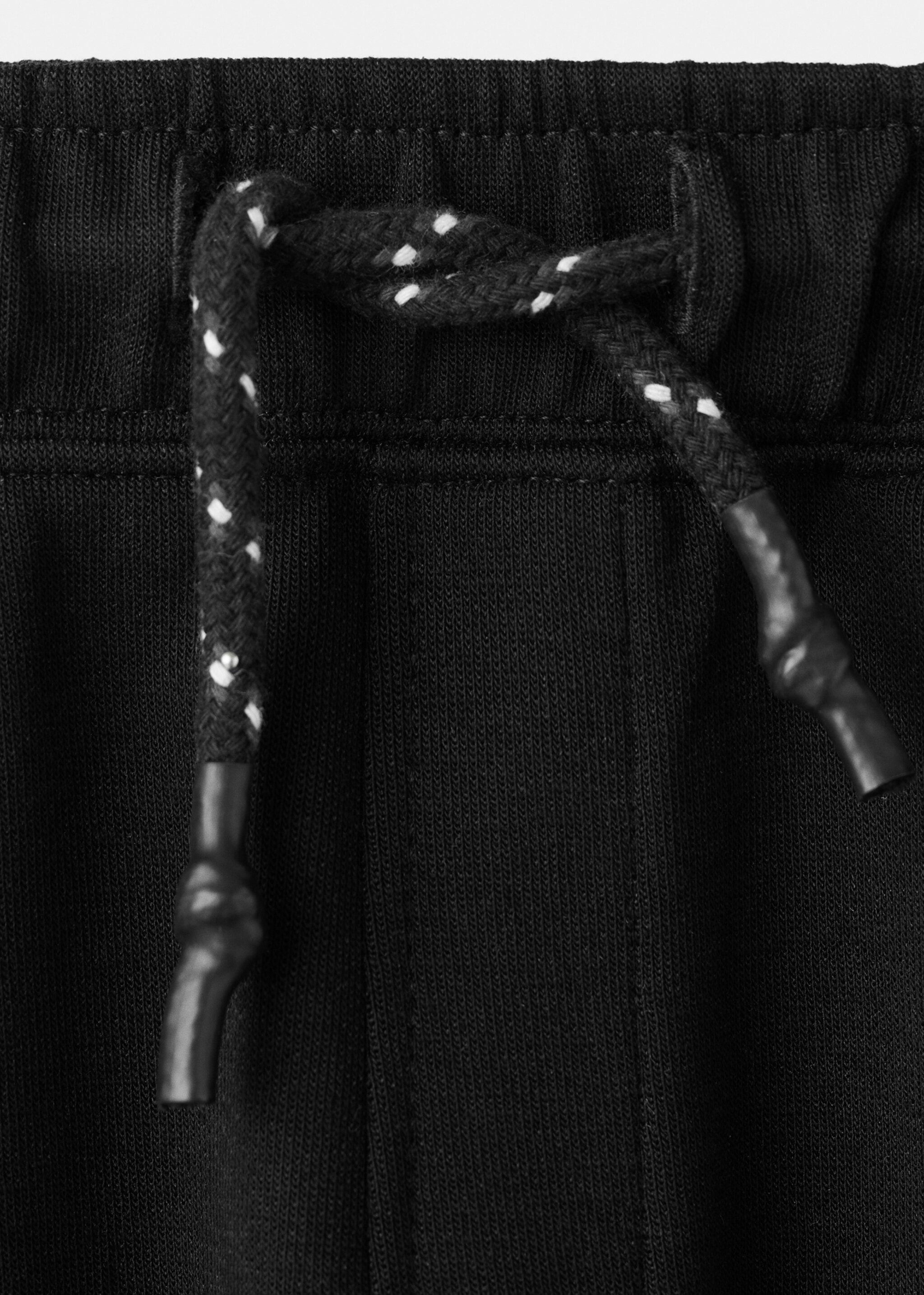 Jogging coton cordon - Détail de l'article 0, Noir. Ref: 27054418-00.