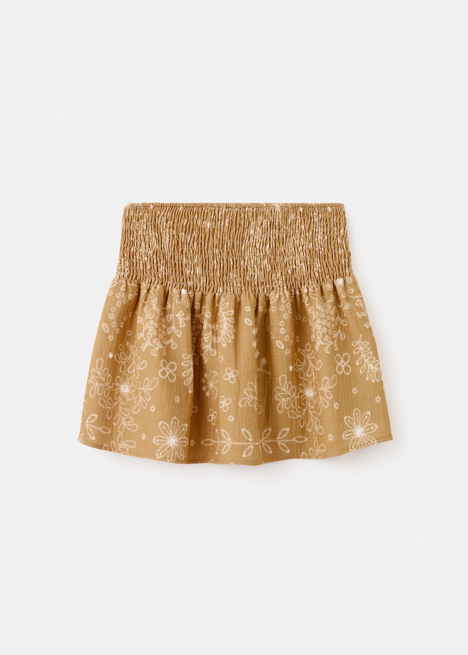 Printed short skirt - Reverse of the article