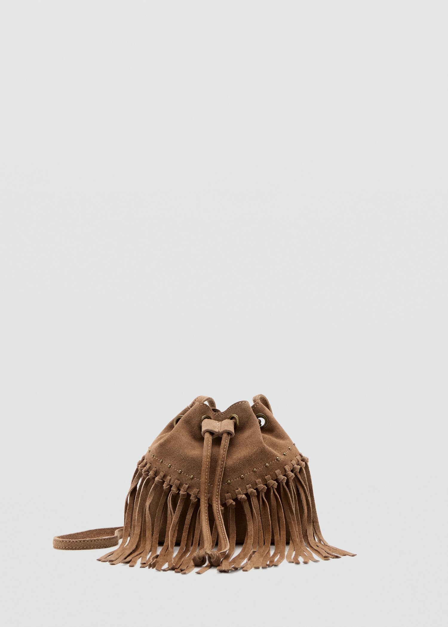 Fringed suede bag - Article without model
