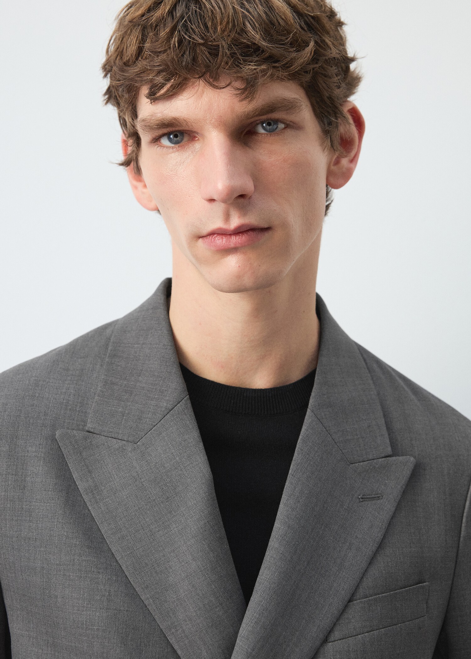 Ricardo regular fit double-breasted suit jacket - Details of the article 1