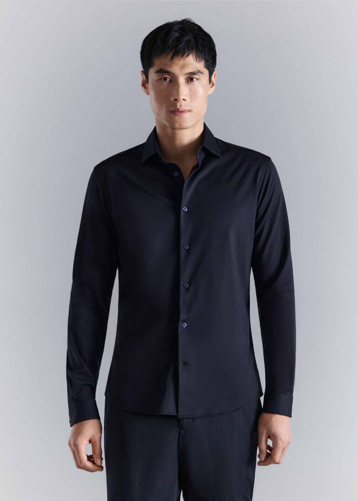 Comfort stretch non-iron shirt - Medium plane