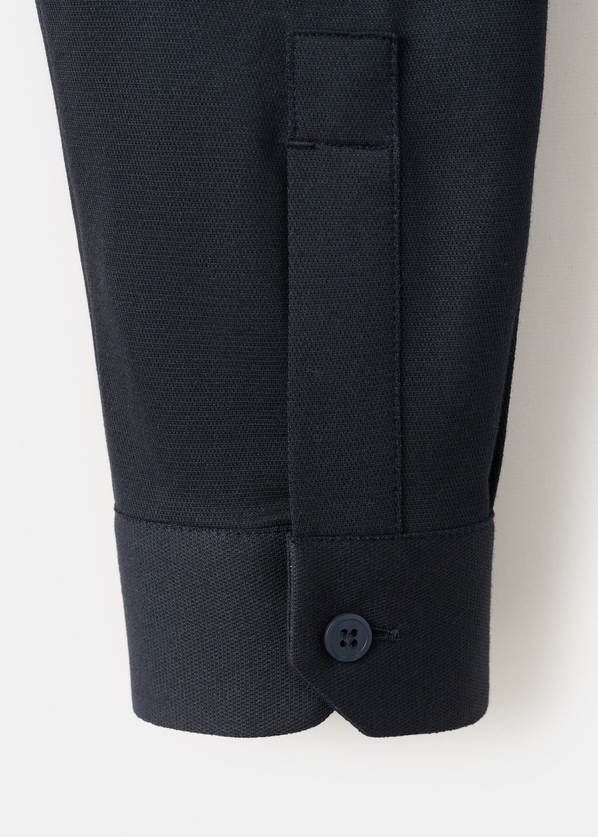 Comfort stretch non-iron shirt - Details of the article 0, Navy. Ref: 27054422-00.