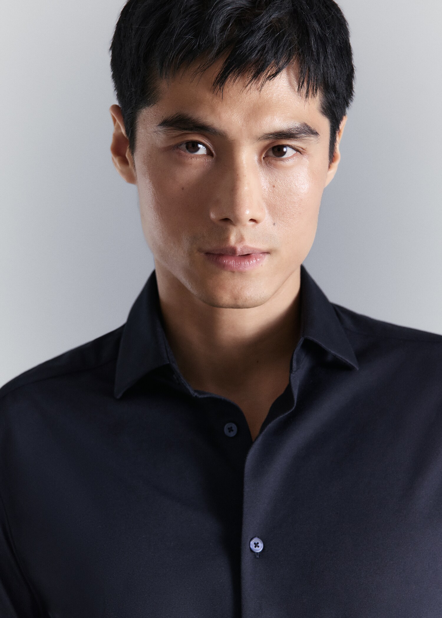 Comfort stretch non-iron shirt - Details of the article 1