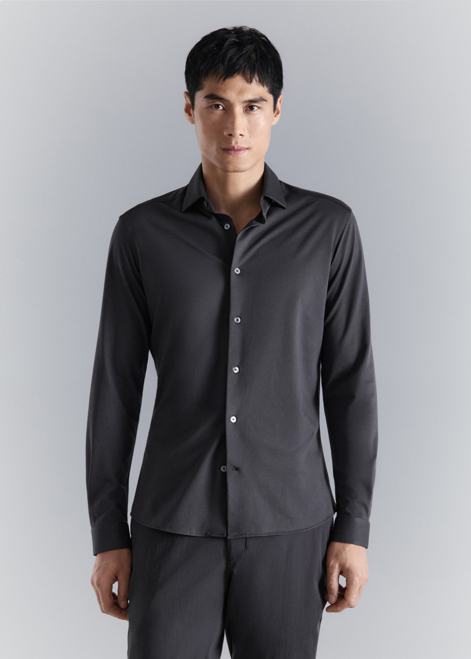 Comfort stretch non-iron shirt - Medium plane