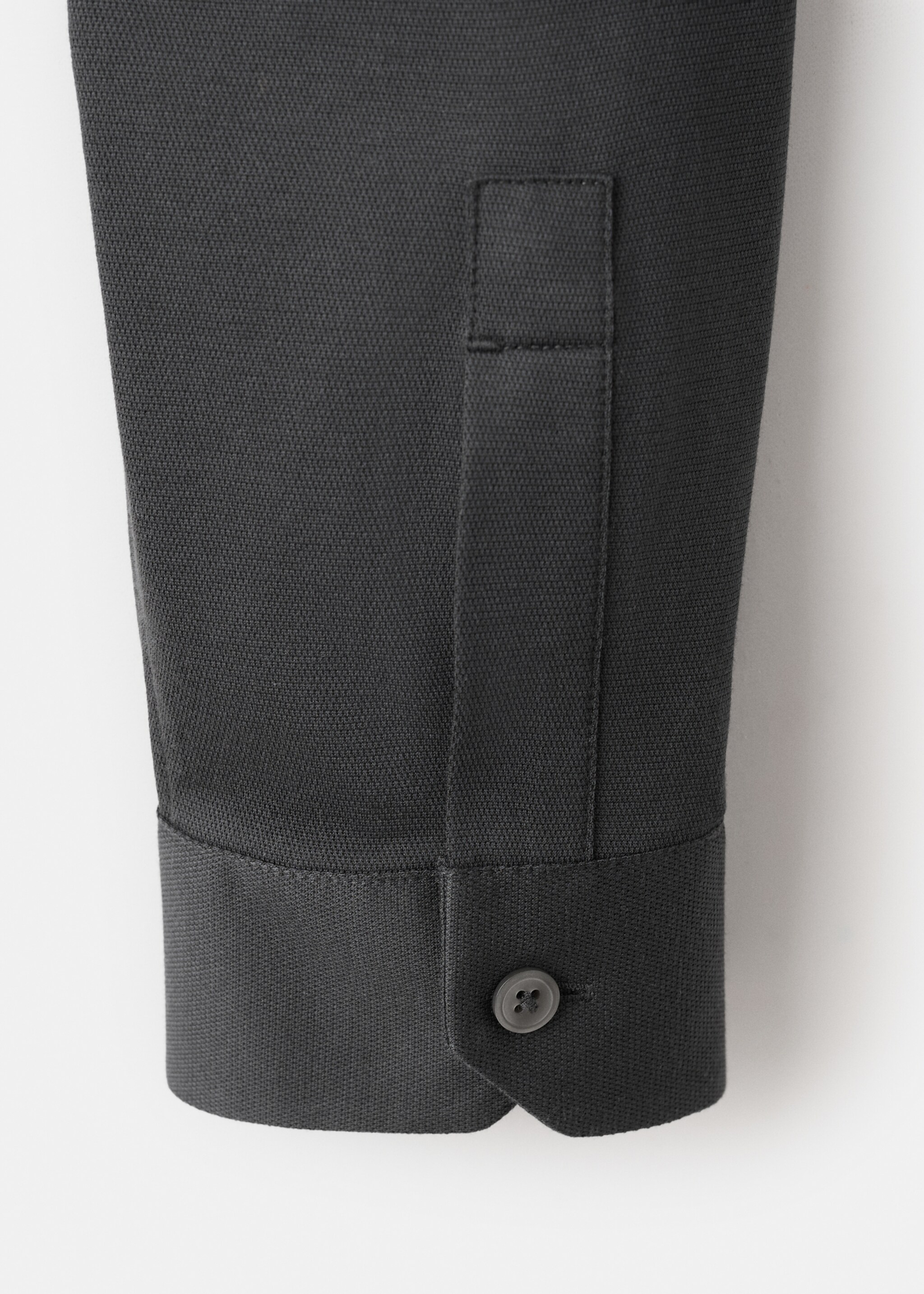 Comfort stretch non-iron shirt - Details of the article 0, Charcoal. Ref: 27054422-00.