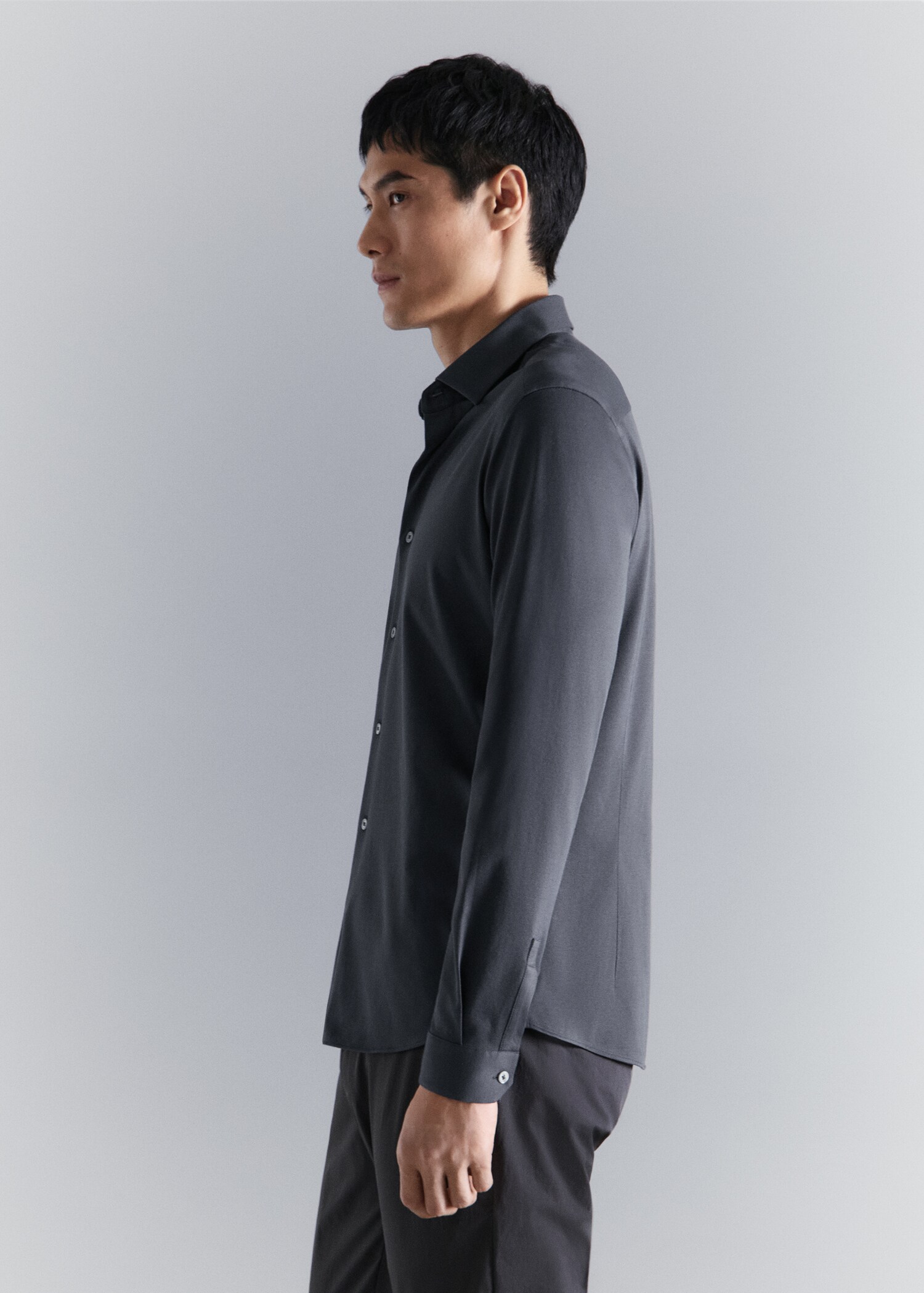 Comfort stretch non-iron shirt - Details of the article 2