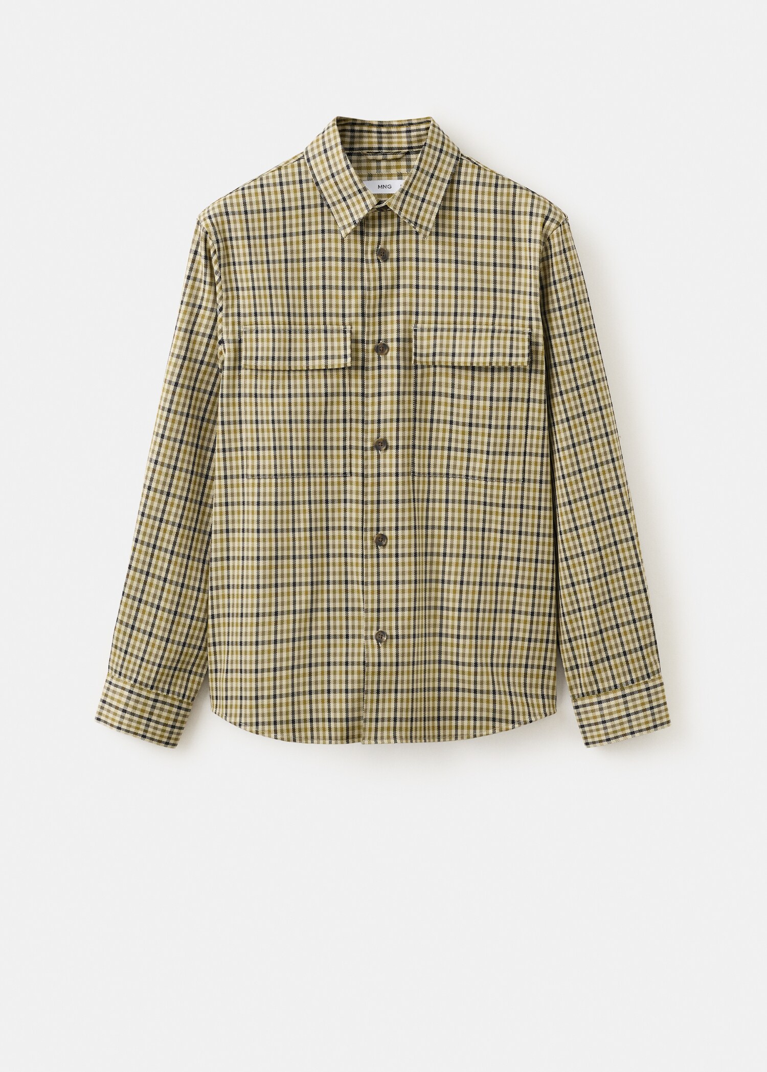 جاكيت بأزرار بنقشة كاروهات - منتج دون نموذج