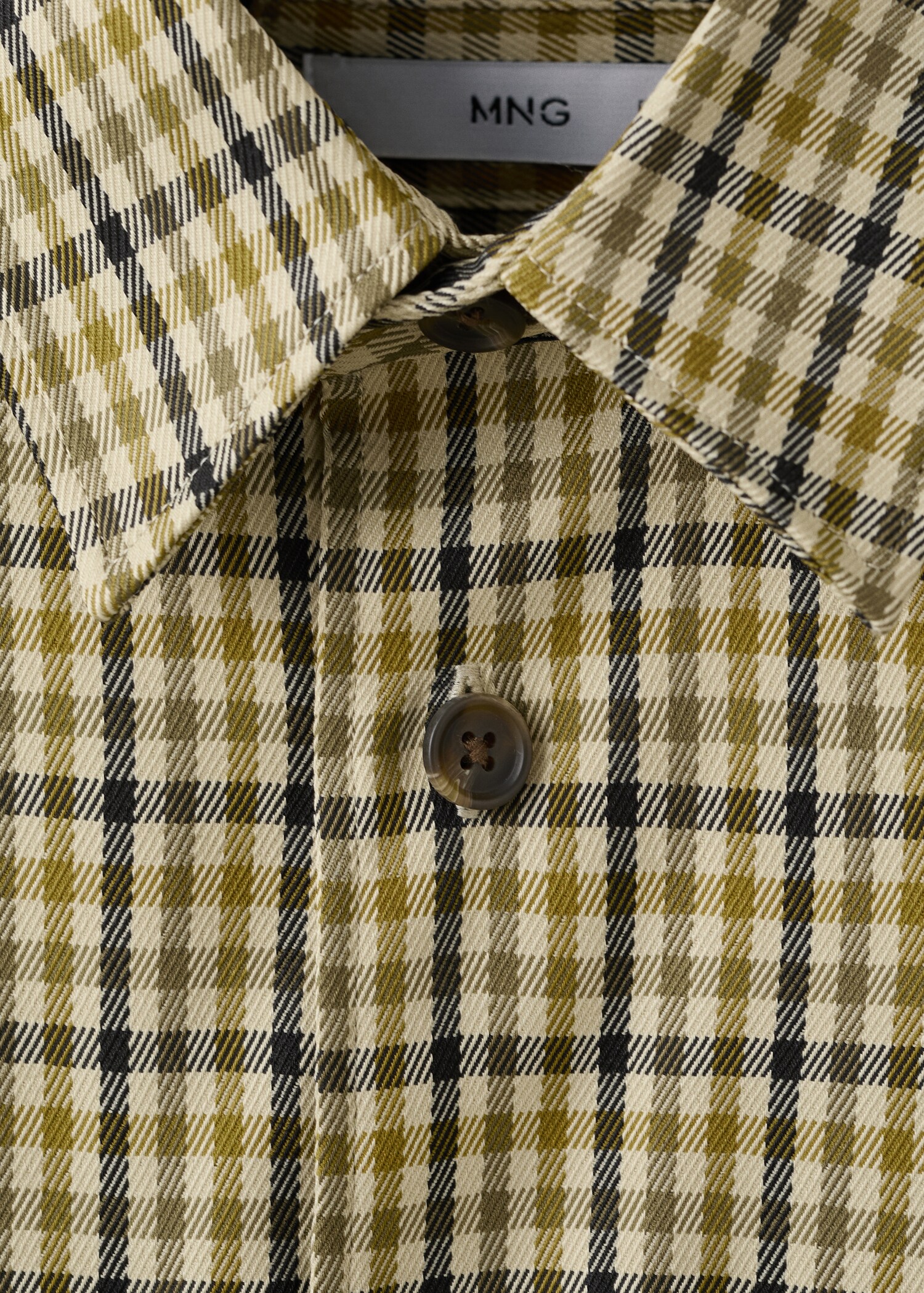 جاكيت بأزرار بنقشة كاروهات - تفاصيل المنتج 8