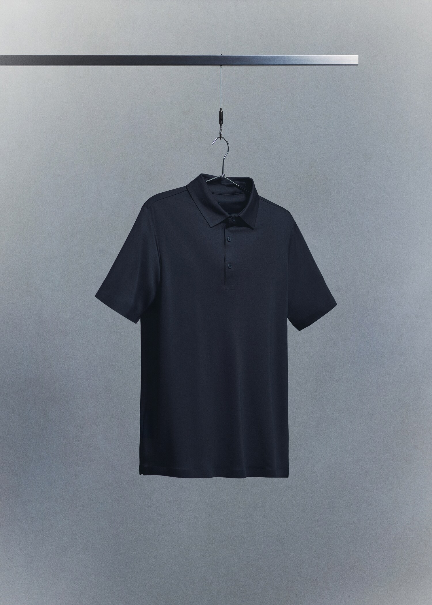 Comfort stretch buttoned polo - Details of the article 9