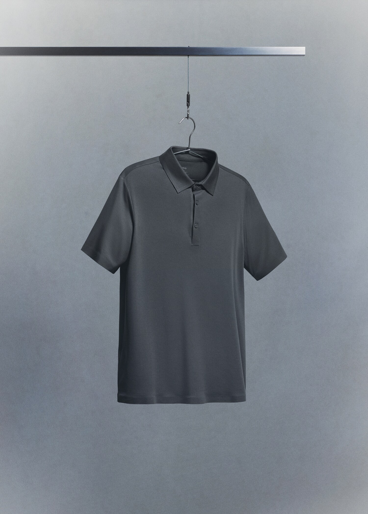 Comfort stretch buttoned polo - Details of the article 9