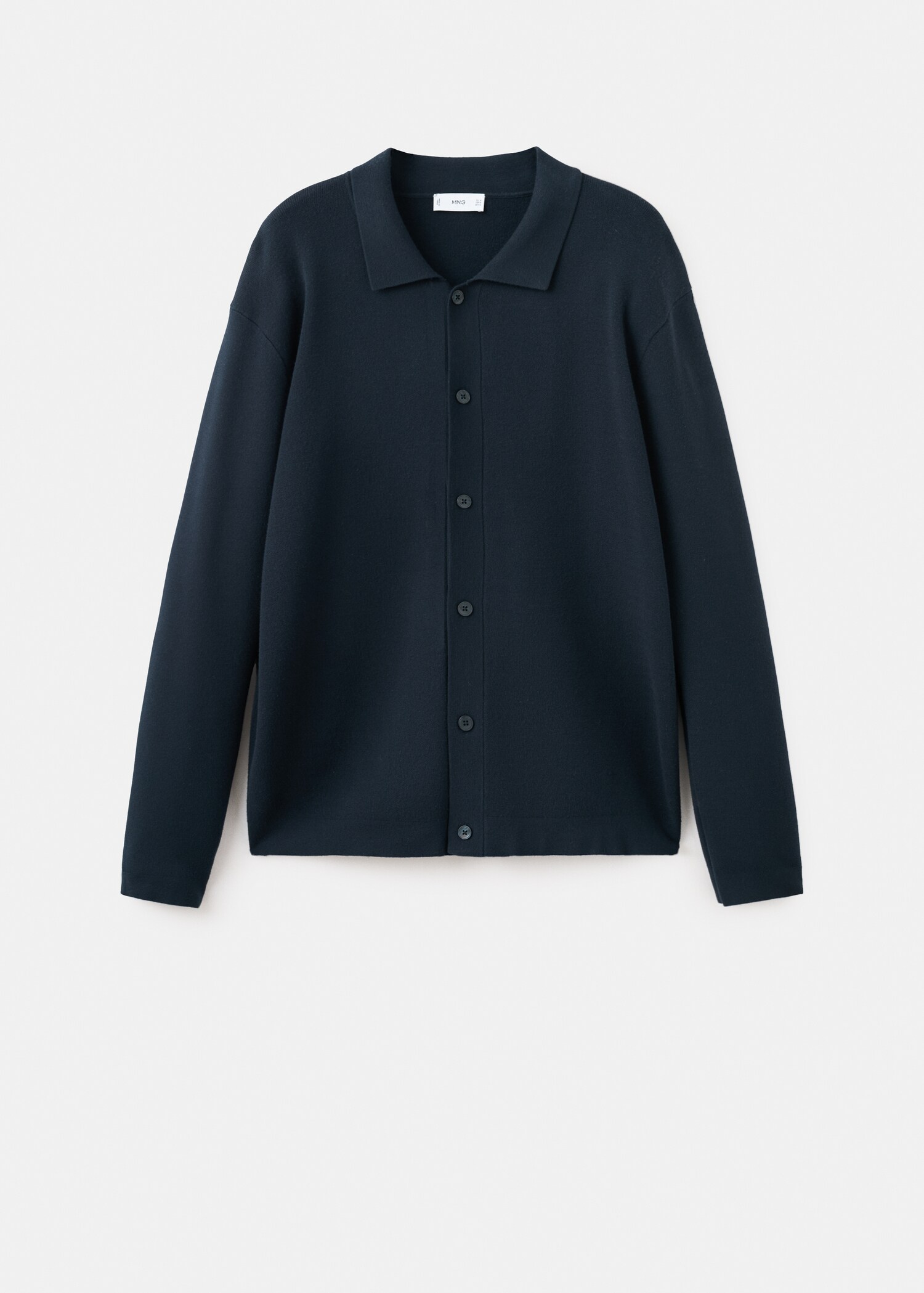 Fine knit comfort stretch cardigan - Article without model