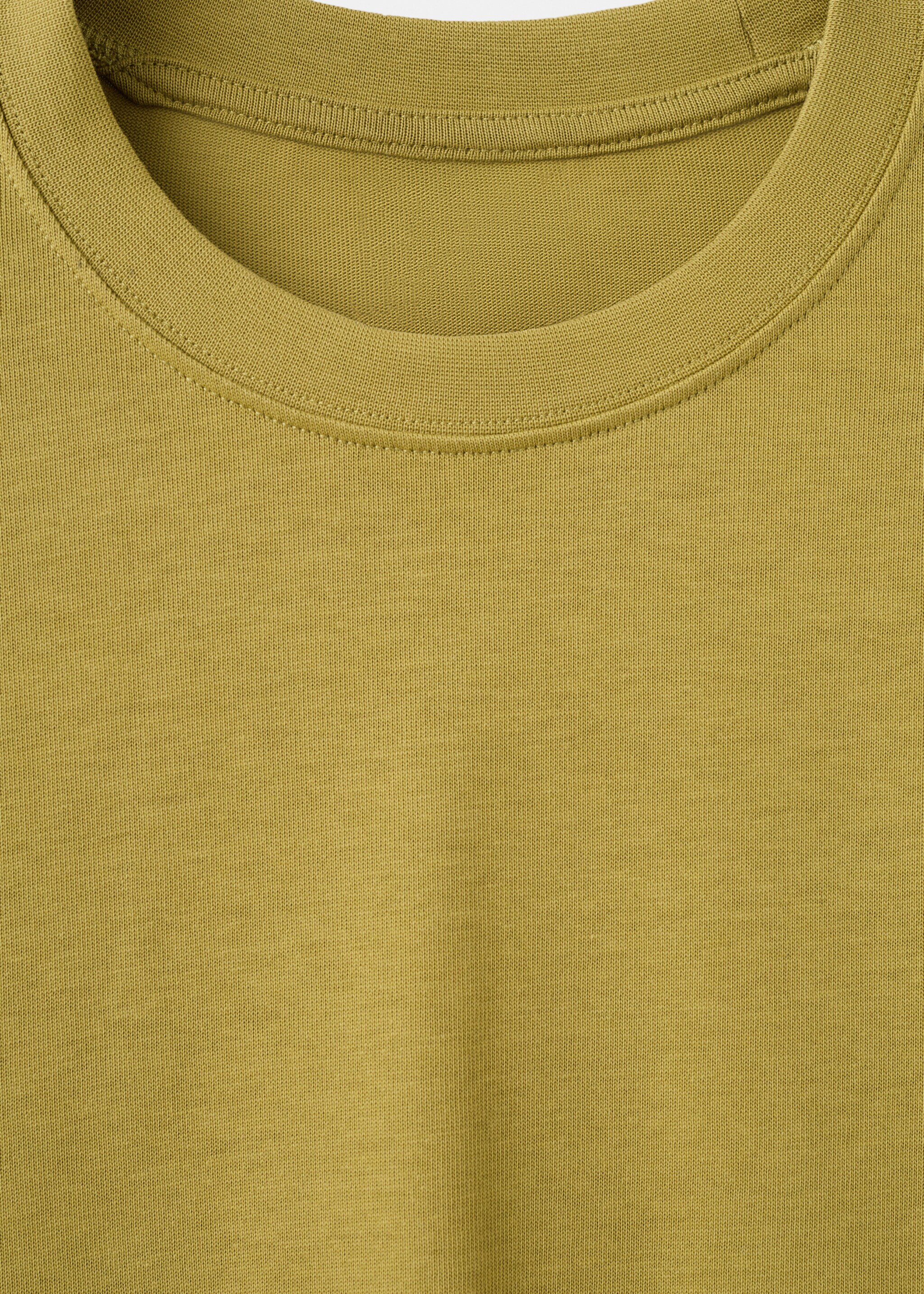 Camiseta heavy weight relaxed fit - Detalle del artículo 8, Oliva. Ref: 27054430-00.