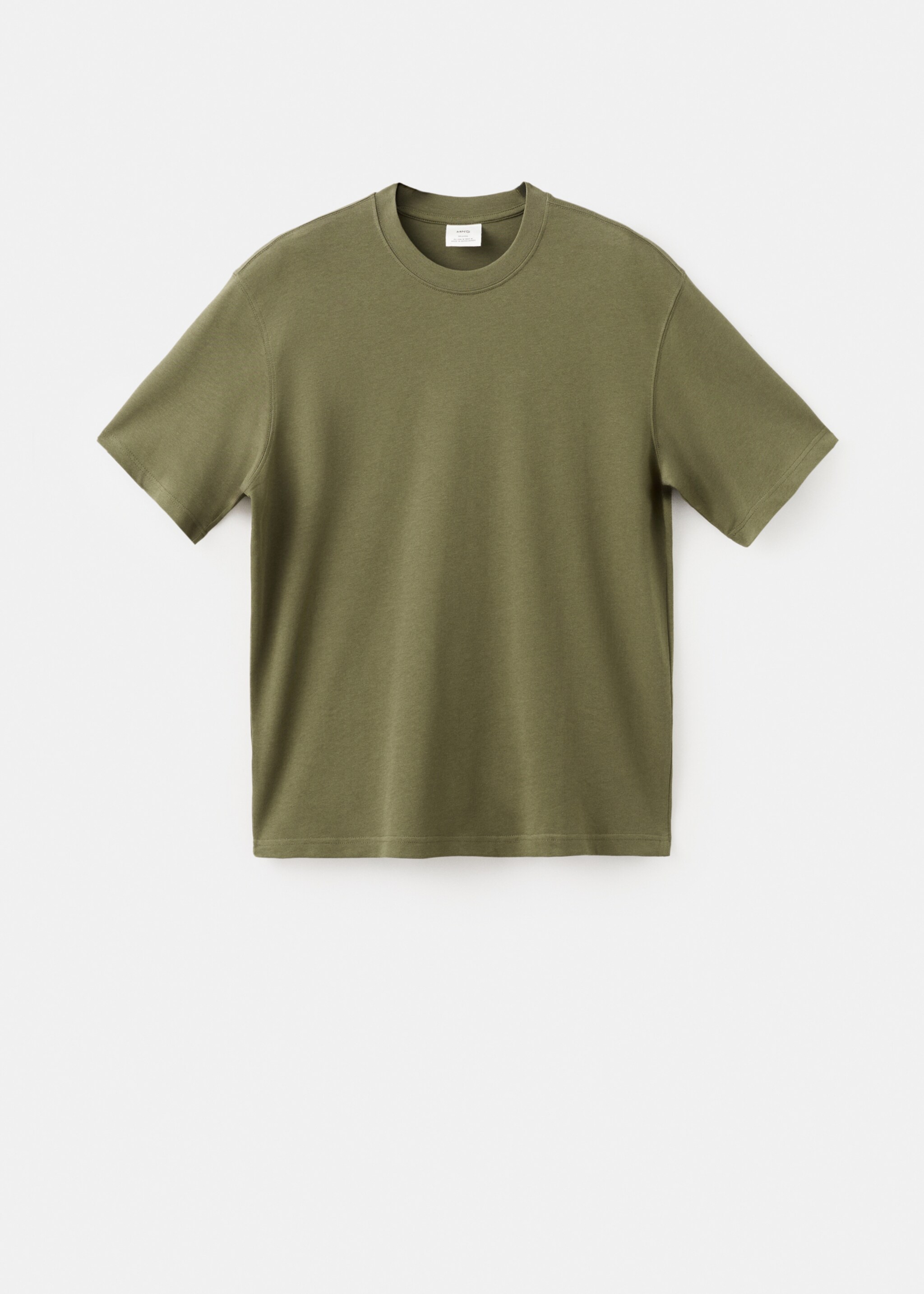 Camiseta heavy weight relaxed fit - Artículo sin modelo, Verde oscuro. Ref: 27054430-00.