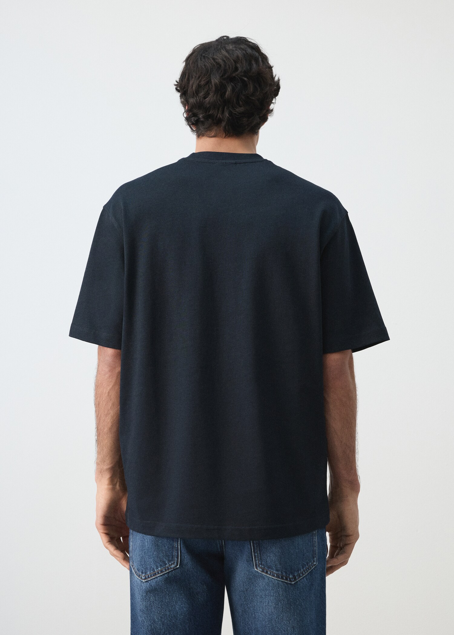 Camiseta heavy weight relaxed fit - Reverso del artículo