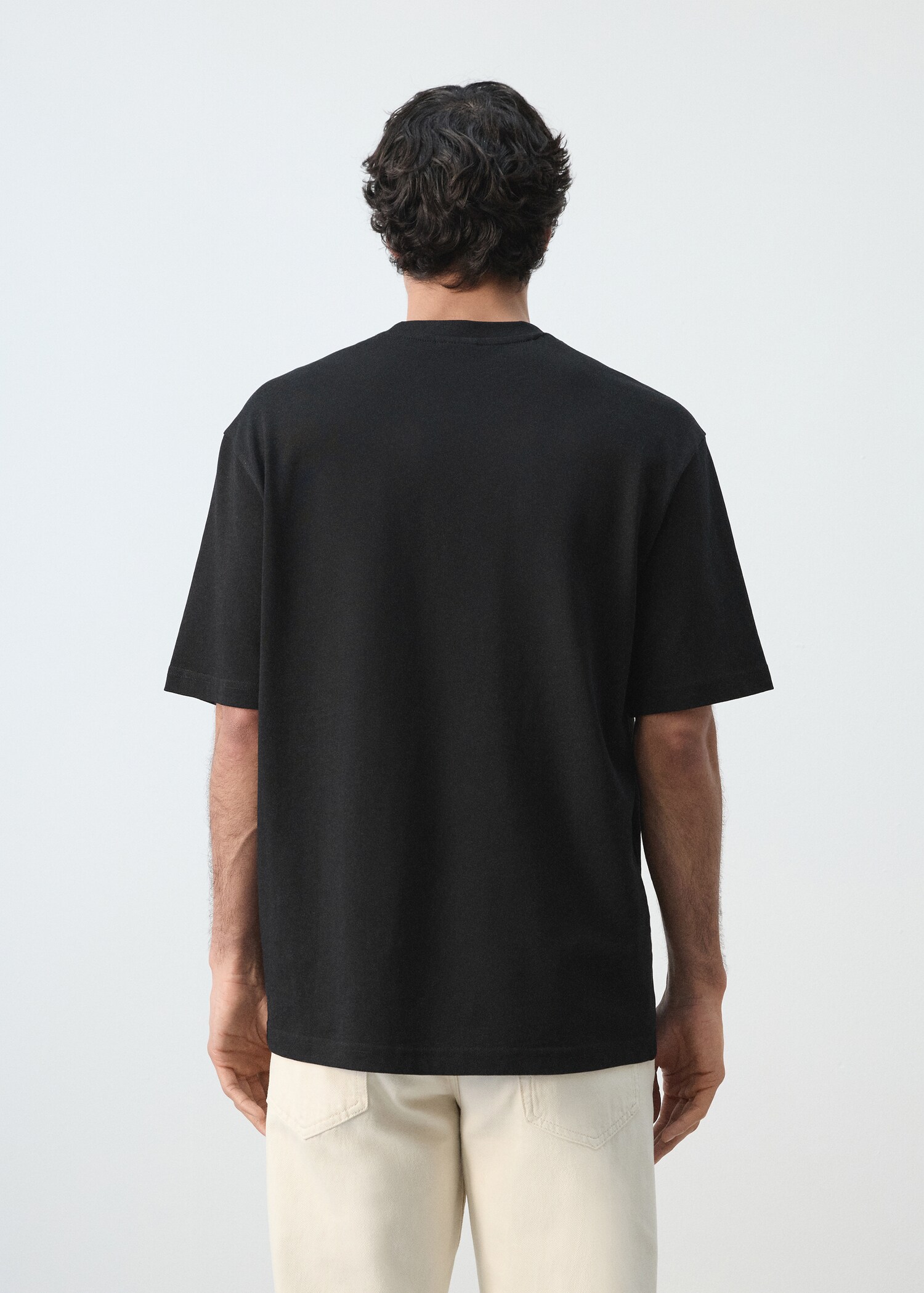 Camiseta heavy weight relaxed fit - Reverso del artículo