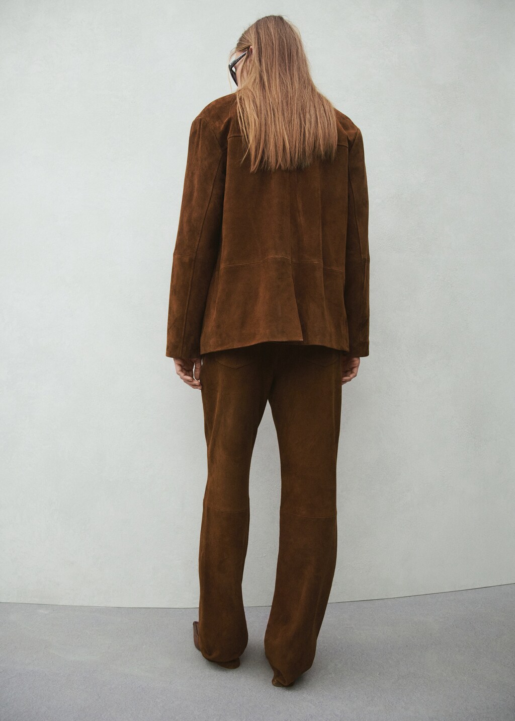 Straight-fit leather pants - image 2