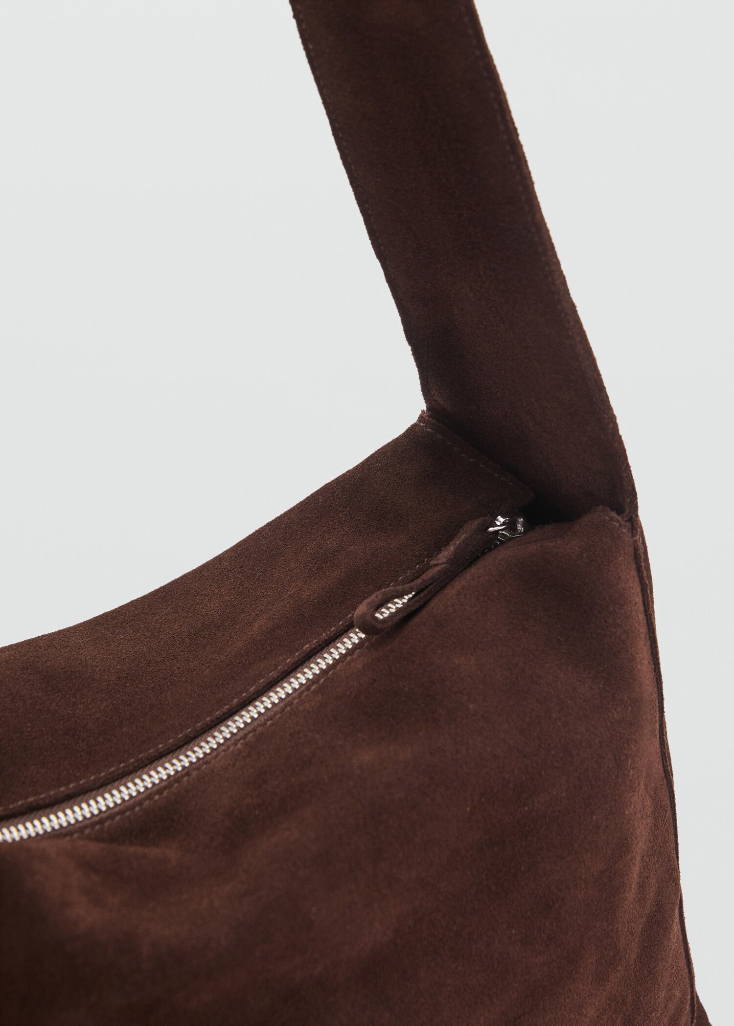 Suede shopper bag - Details of the article 1