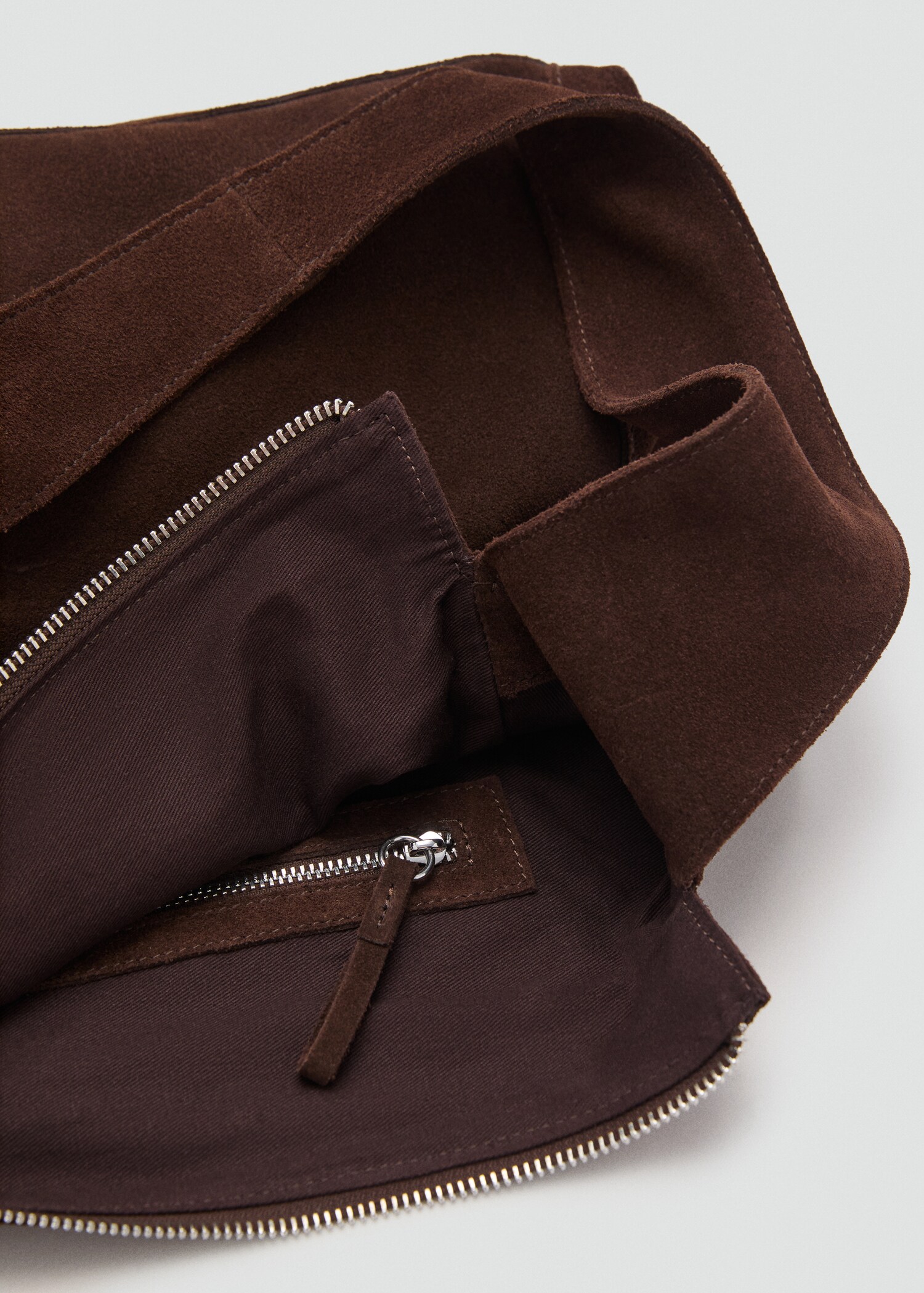 Suede shopper bag - Details of the article 2