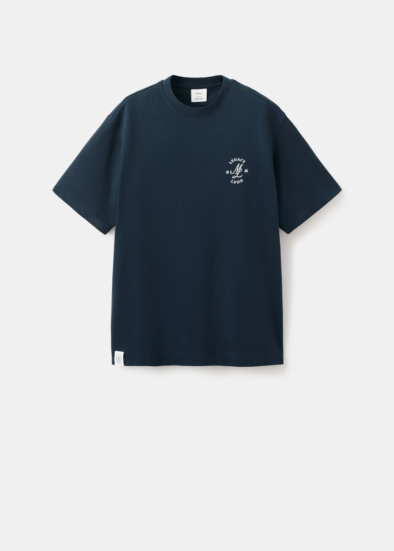 T-shirt heavyweight brodé graphique - Article sans modèle