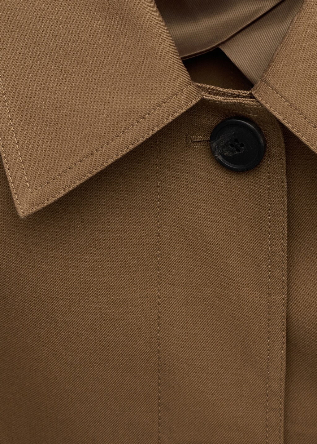 Mango Cotton trench coat with belt