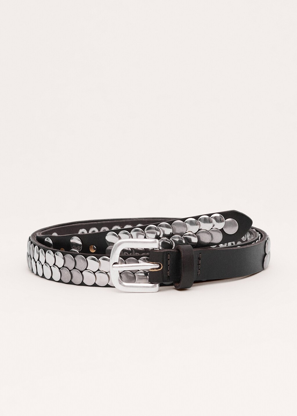 Stud leather belt - image 2