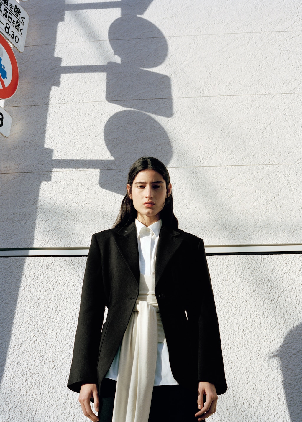 Fitted lyocell jacket