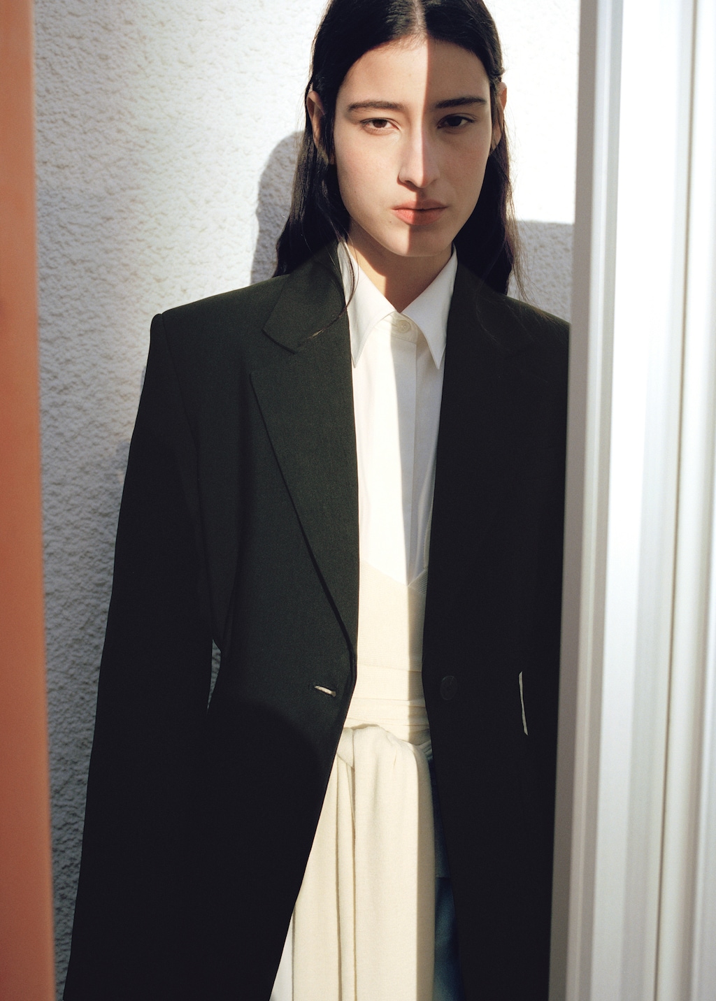 Fitted lyocell jacket - image 4