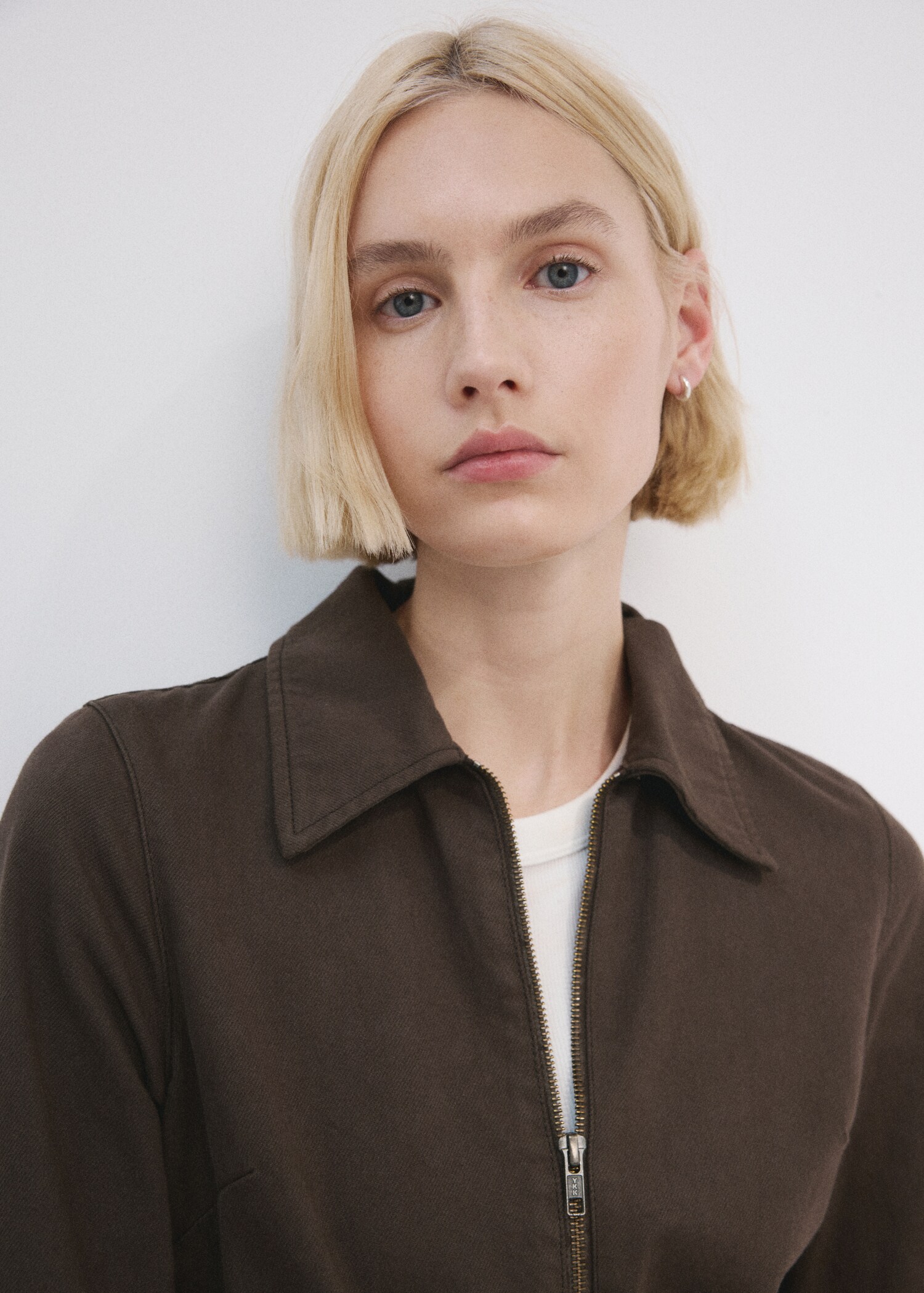 Zip denim jumpsuit - Details of the article 1