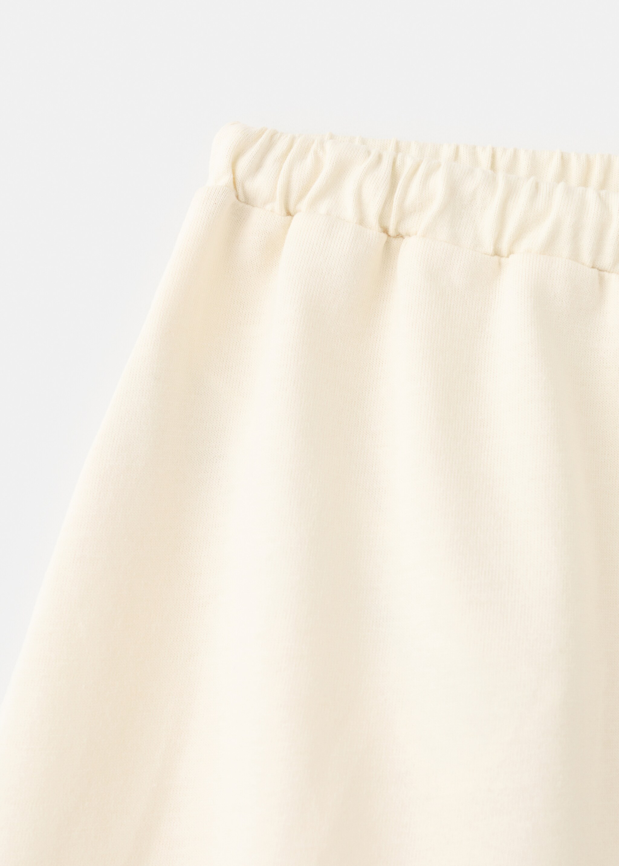 Cotton shorts - Details of the article 8, Pastel Yellow. Ref: 27054768-00.