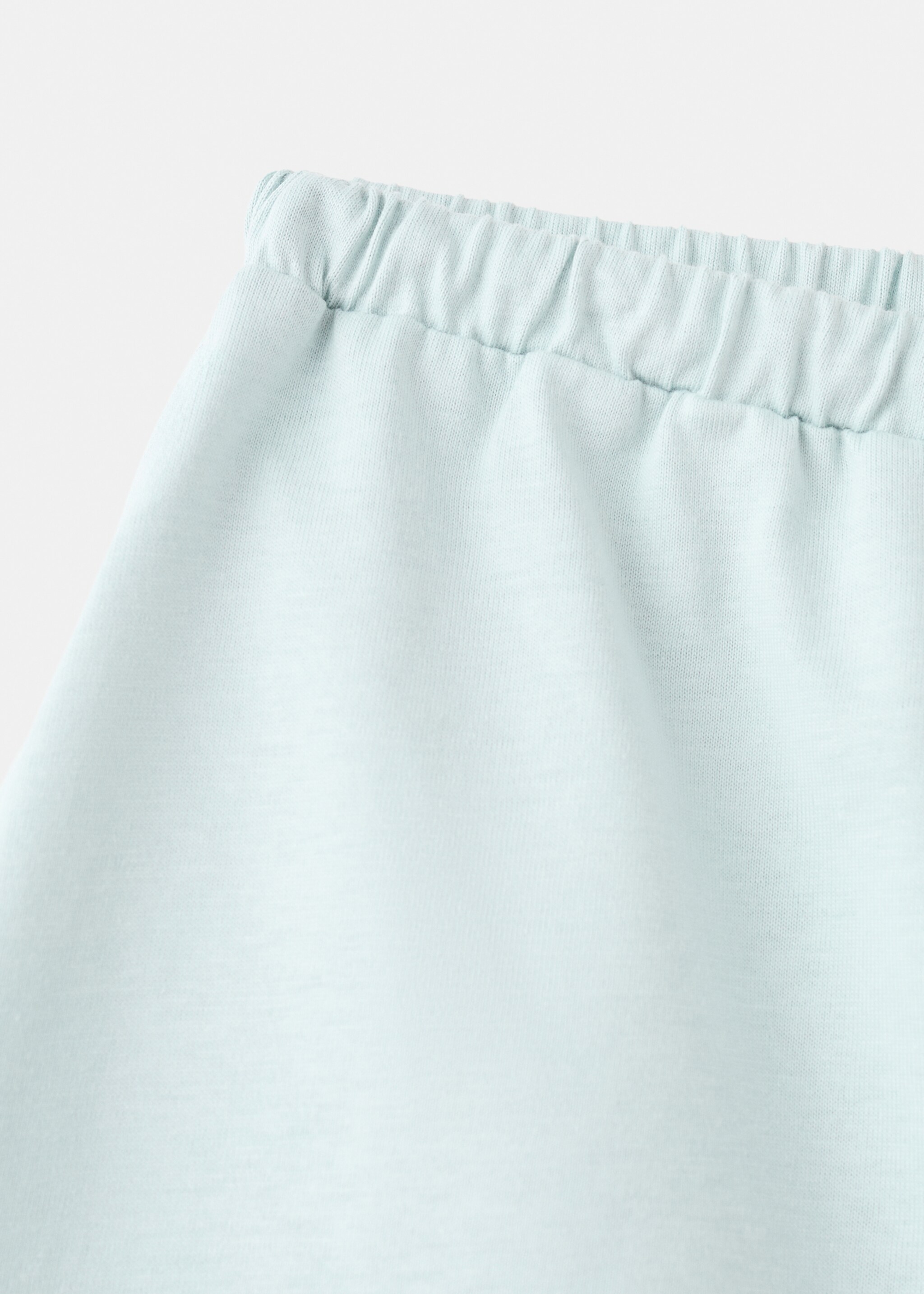 Cotton shorts - Details of the article 0, Mint Green. Ref: 27054768-00.