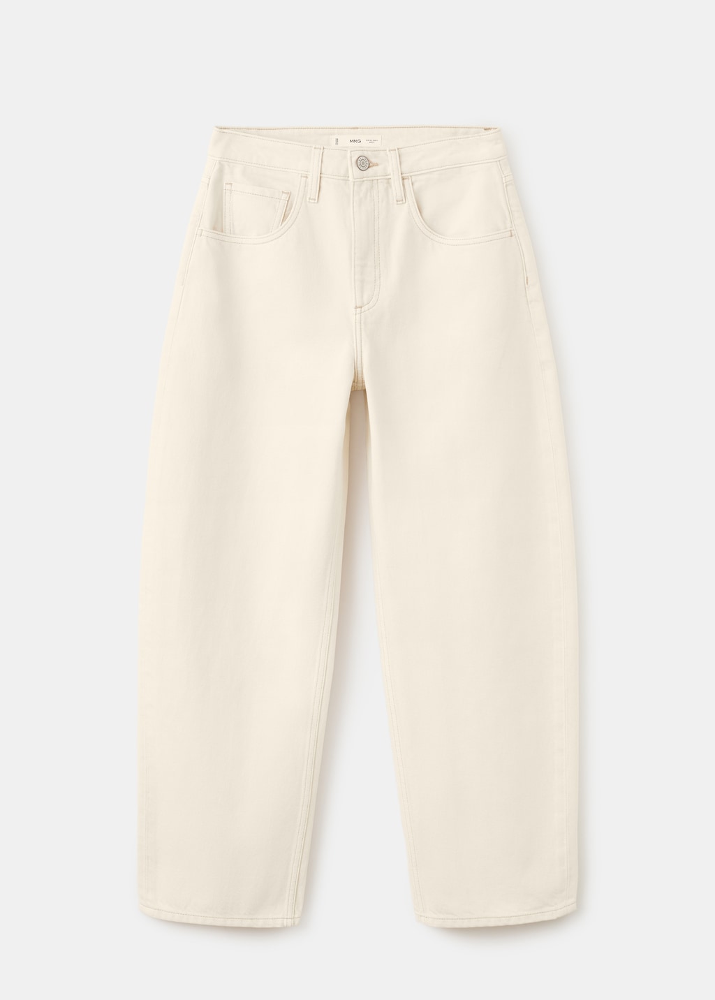 High-waisted barrel jeans - image 2