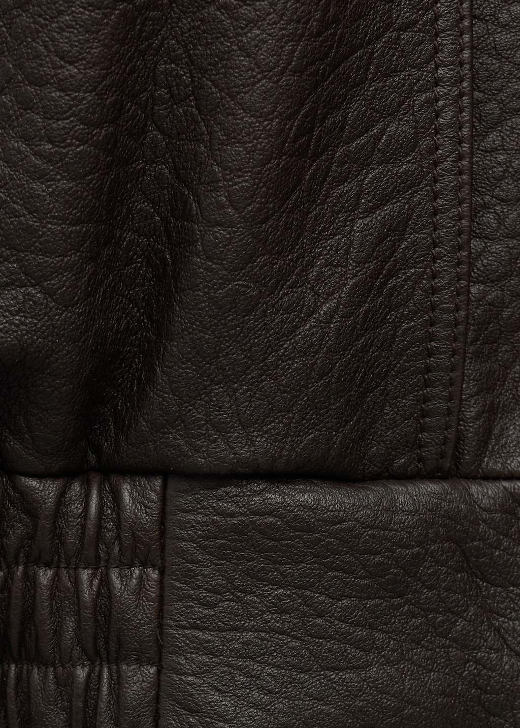 Oversized leather jacket - image 5