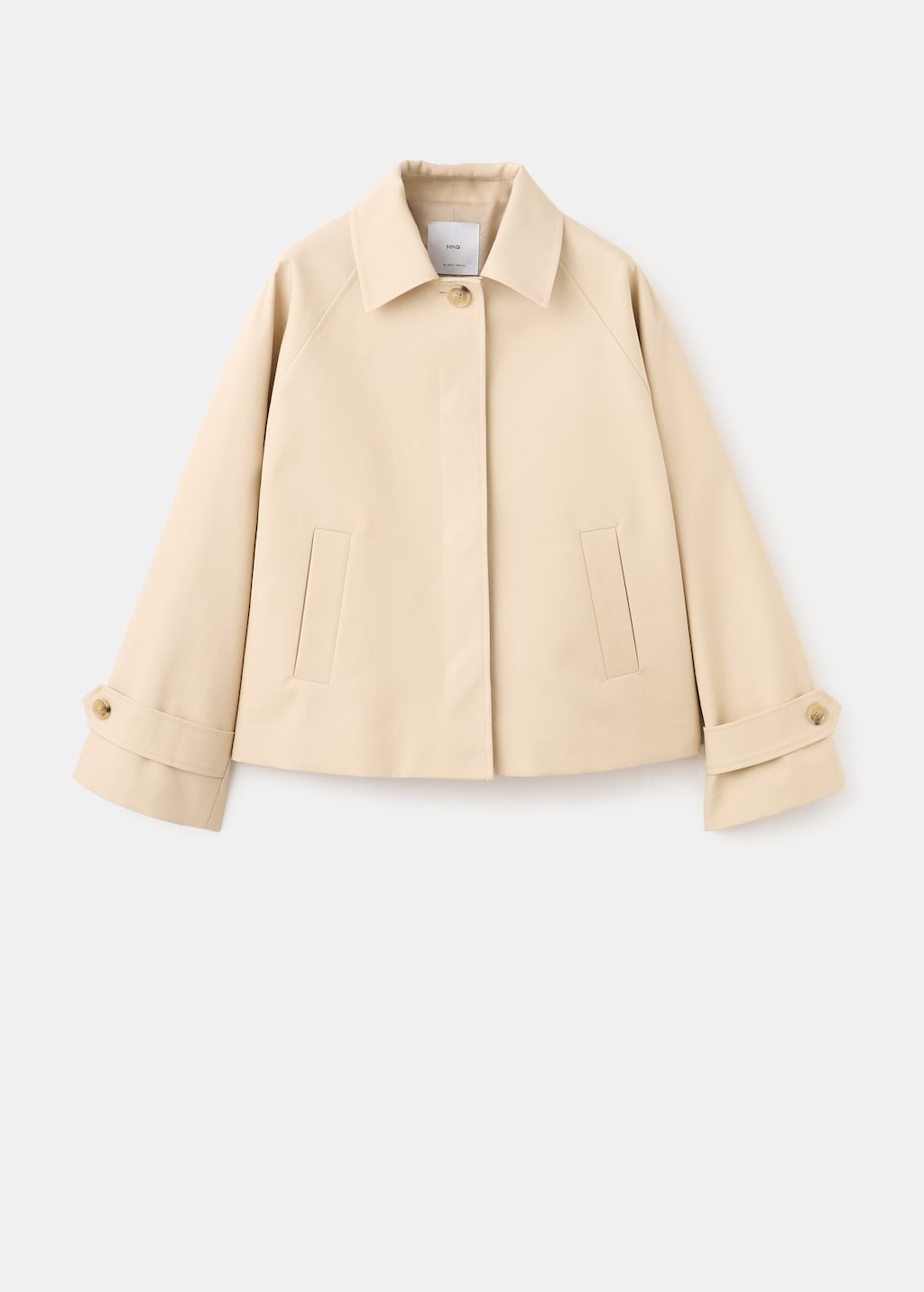 Oversized short trench coat - image 2